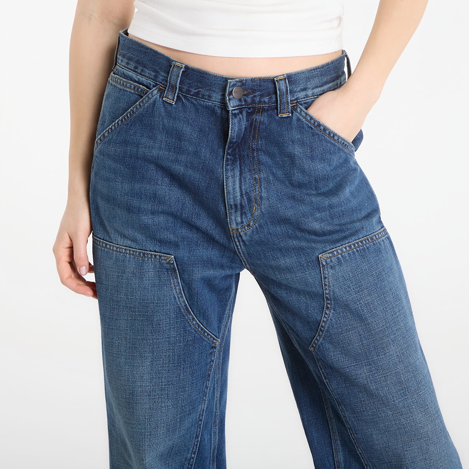 Men's jeans Carhartt WIP OG Double Knee Pant Blue