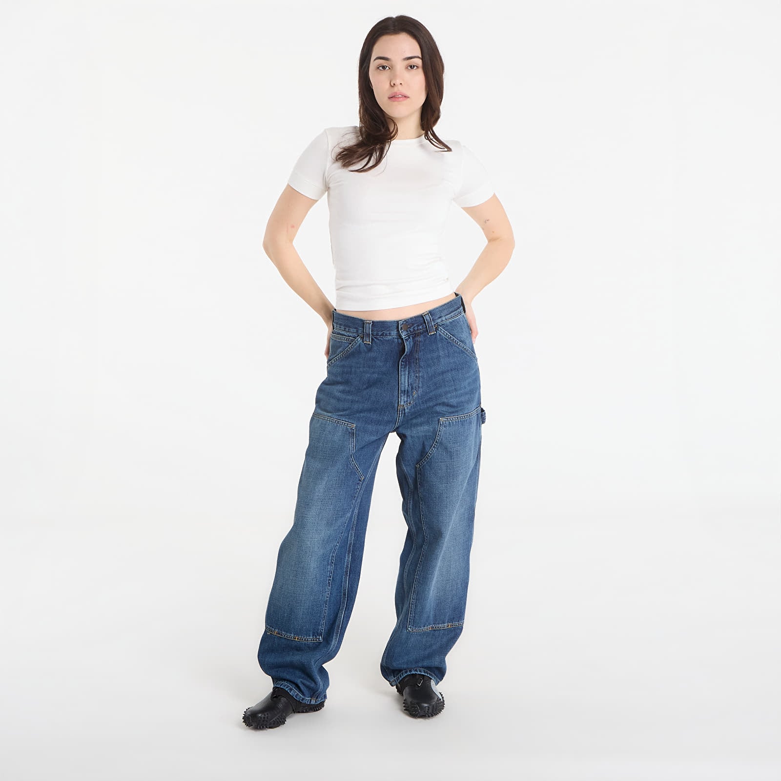 Men's jeans Carhartt WIP OG Double Knee Pant Blue