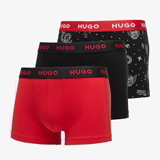 Boxershorts Hugo Boss Trunk 3-Pack Design Multicolor