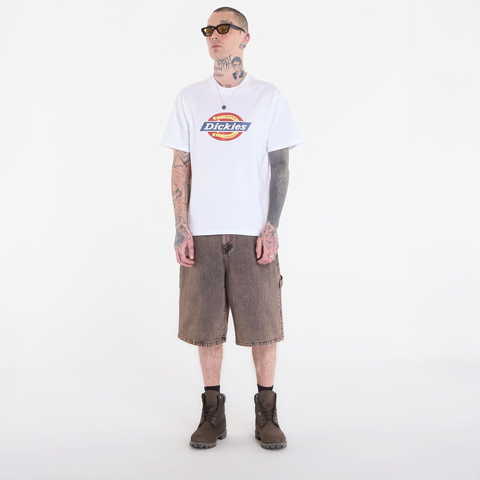 Férfi pólok Dickies Dickies Icon Ss Tee White