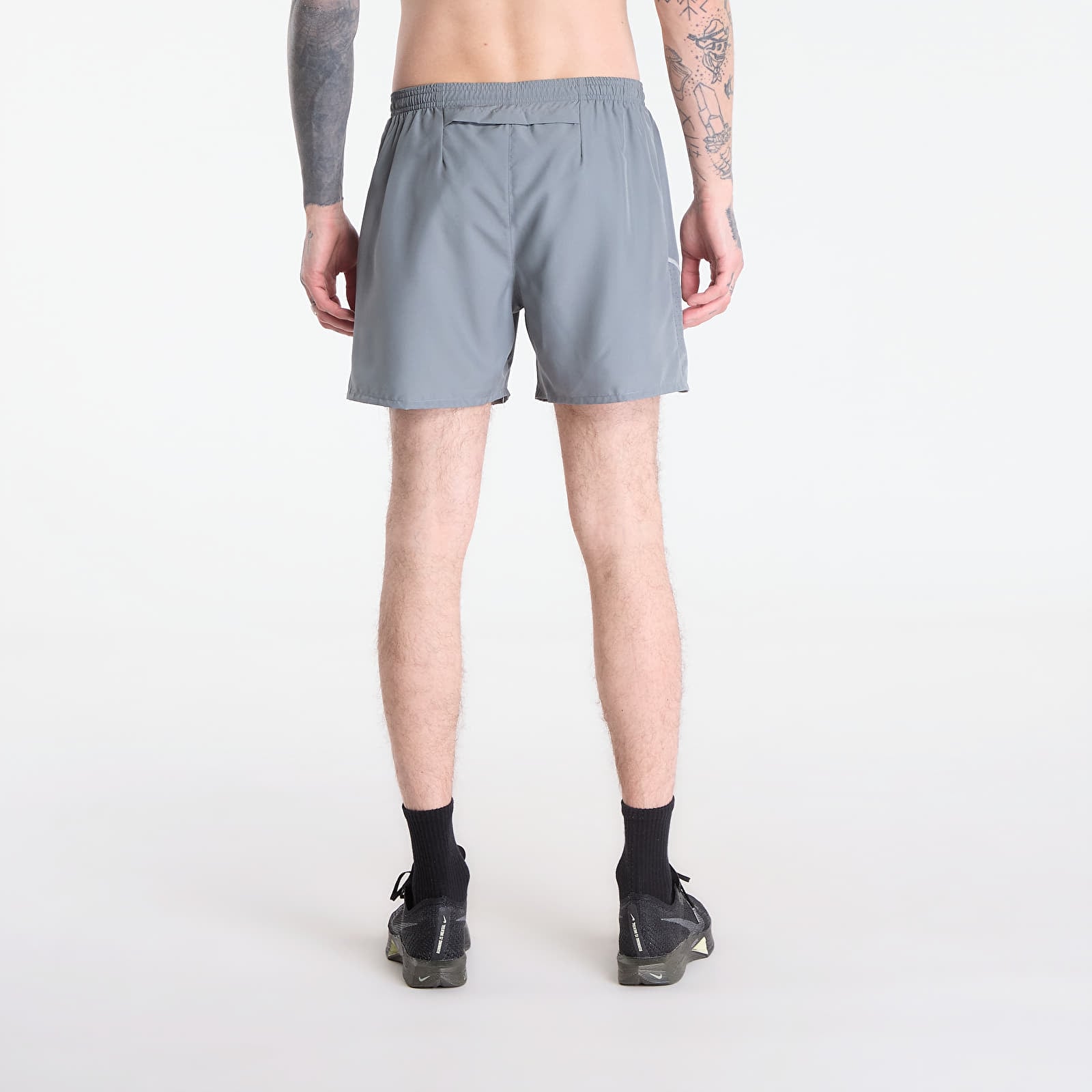 Shorts til mænd Nike Miler Men's Dri-FIT 2-in-1 5" Running Shorts Smoke Grey/ Smoke Grey/ Reflective Silv