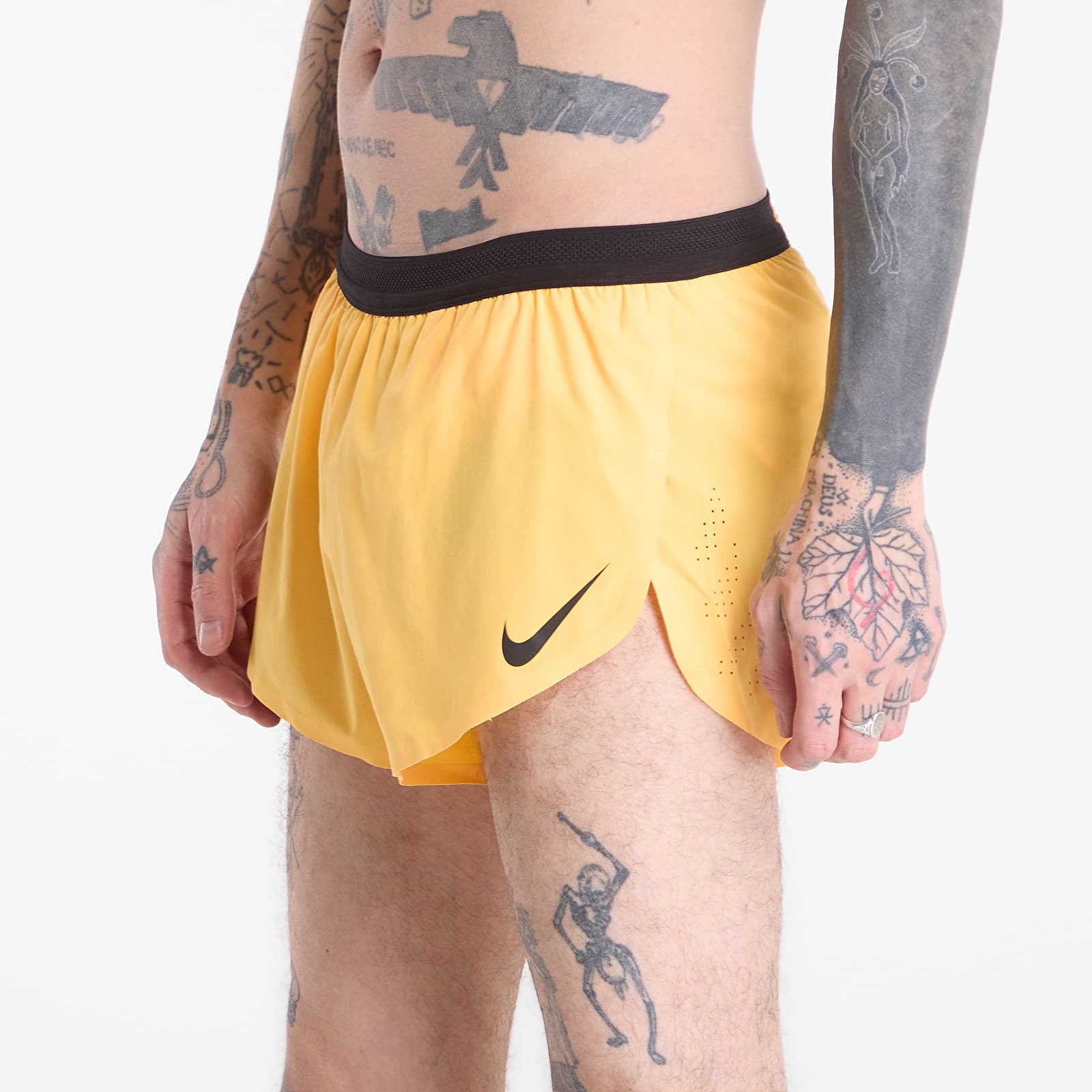 Men's shorts Nike AeroSwift Men's Dri-FIT ADV 2" Brief-Lined Running Shorts Laser Orange/ Black
