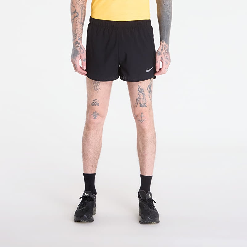 Shorts Nike Fast Men's Dri-FIT 3" Brief-Lined Running Shorts Black/ Black/ Reflective Silv