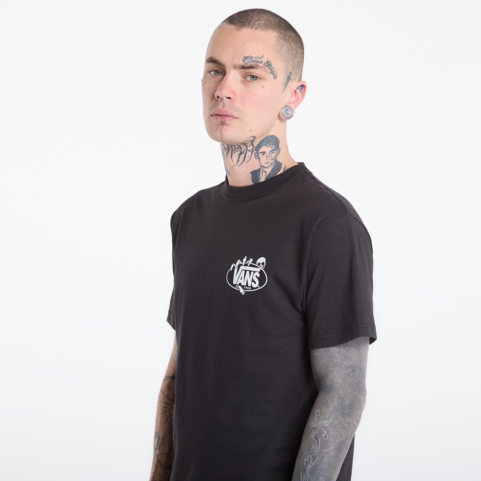 Magliette da uomo Vans Show Off SS Tee Black