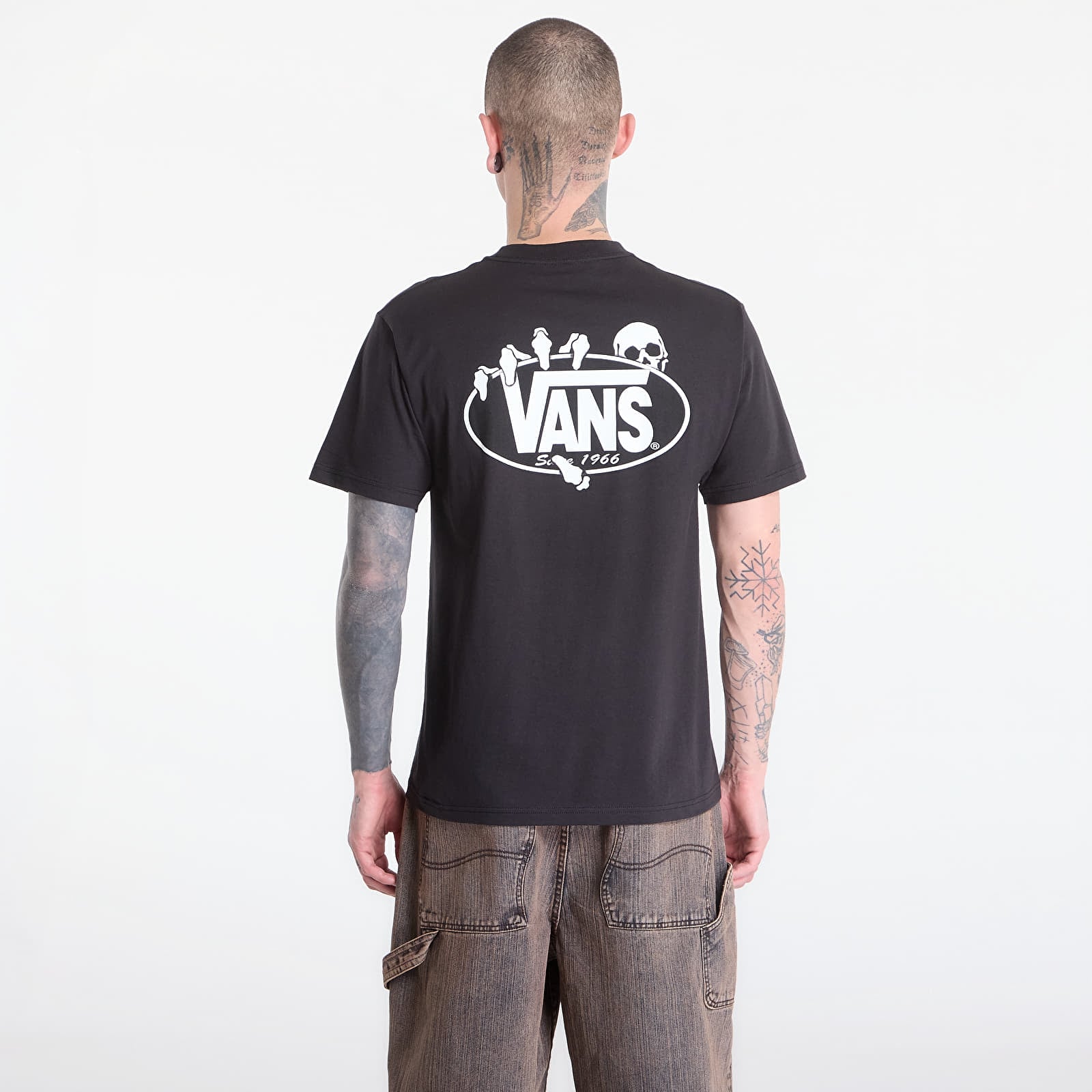 Magliette da uomo Vans Show Off SS Tee Black