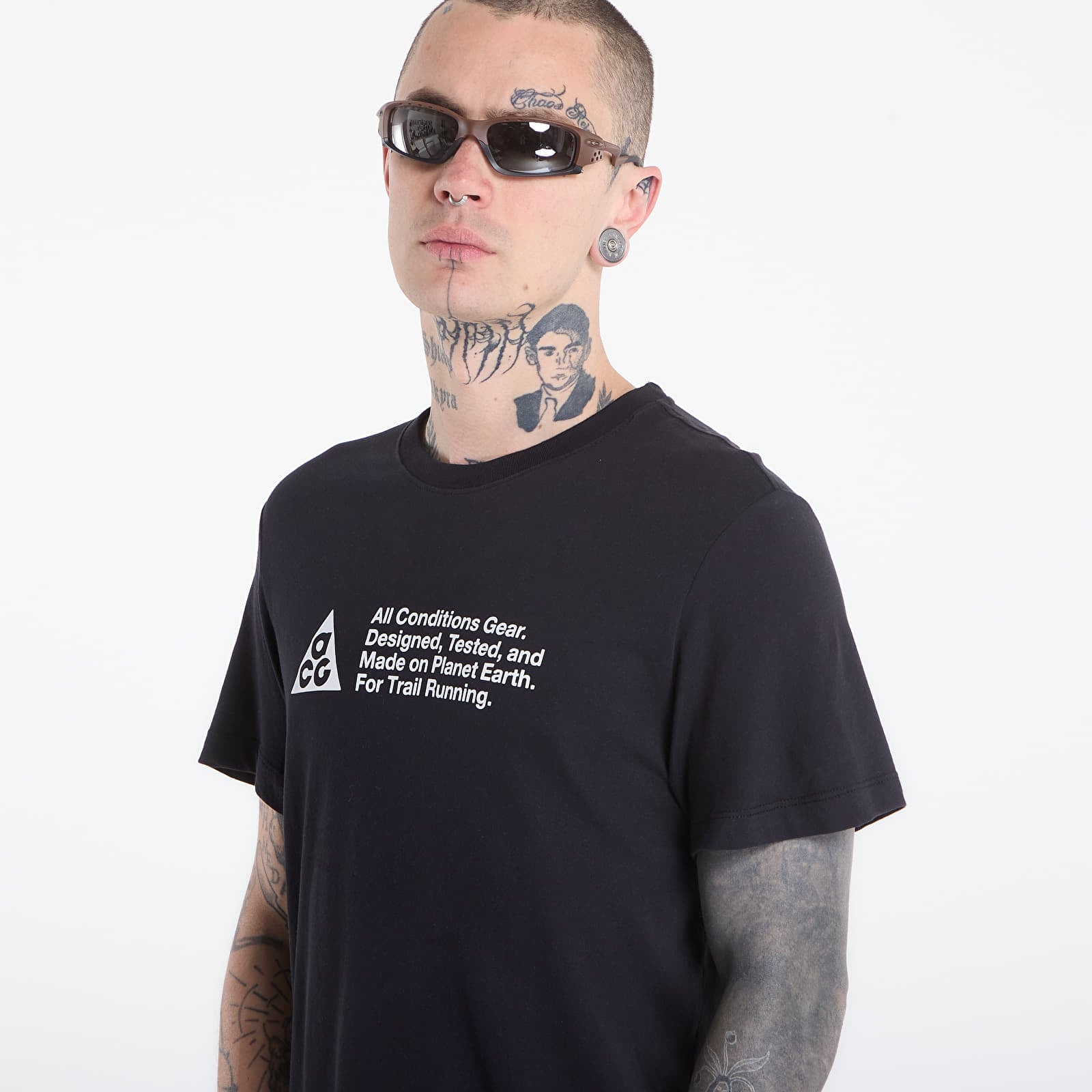 Men's T-shirts Nike ACG Men's Dri-FIT Trail Running T-Shirt Black