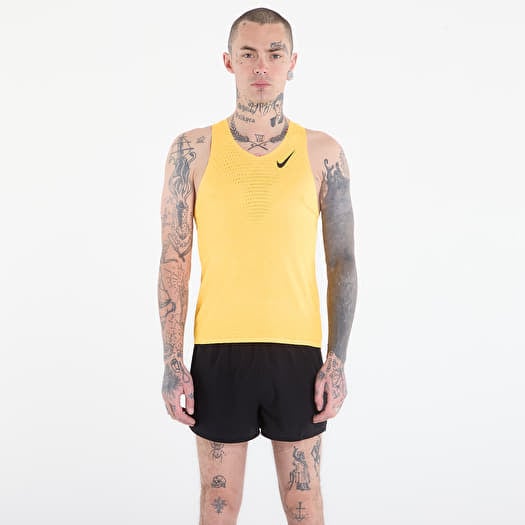 Tílko Nike AeroSwift Men's Dri-FIT ADV Running Singlet Laser Orange/ Black