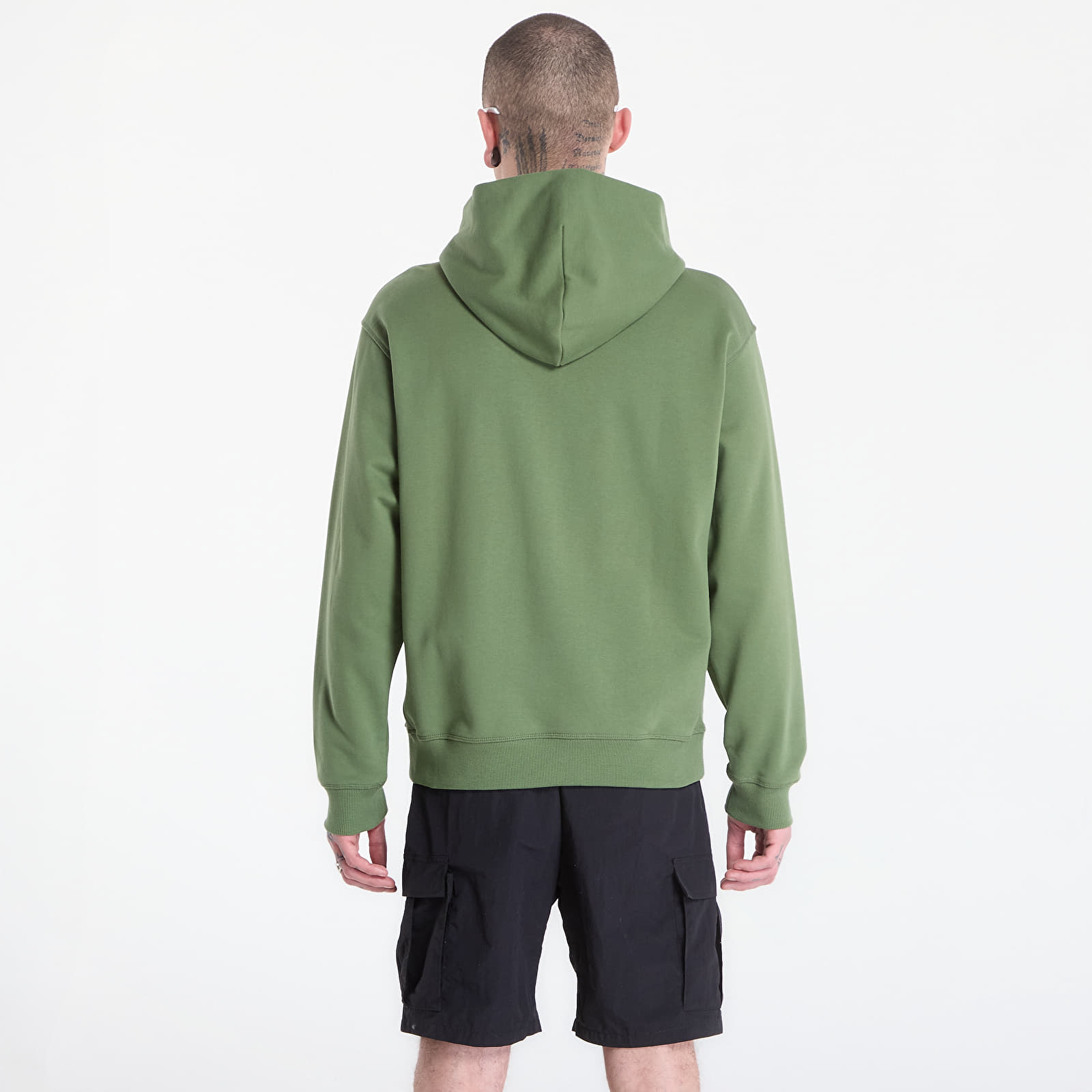 Sweats à capuche homme New Balance Athletics French Terry Hoodie Utility Green