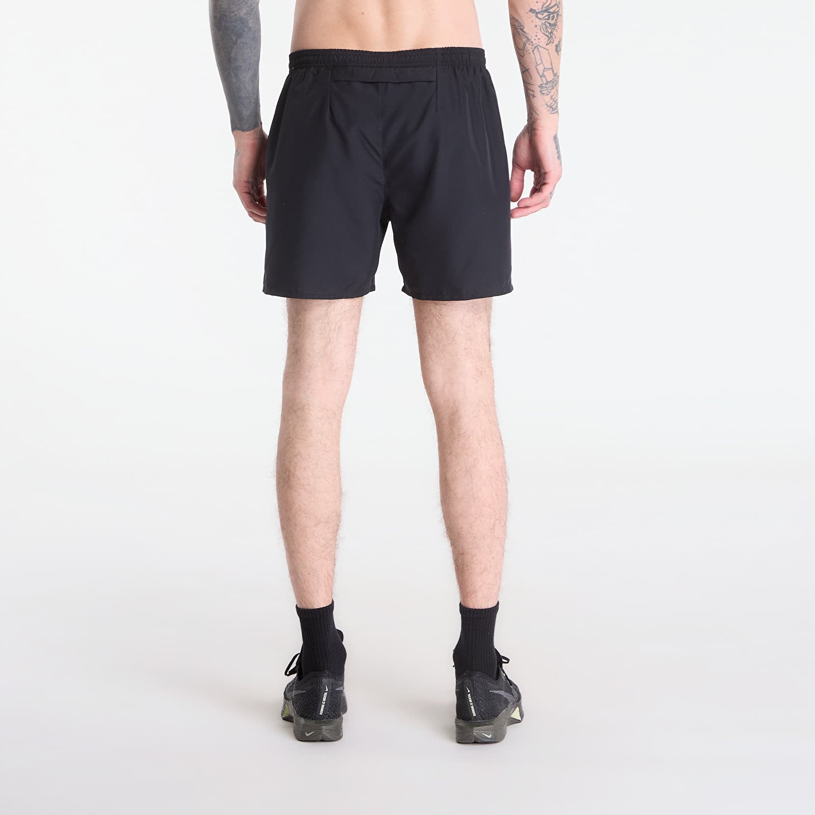 Men's shorts Nike Miler Men's Dri-FIT 2-in-1 5" Running Shorts Black/ Black/ Reflective Silv