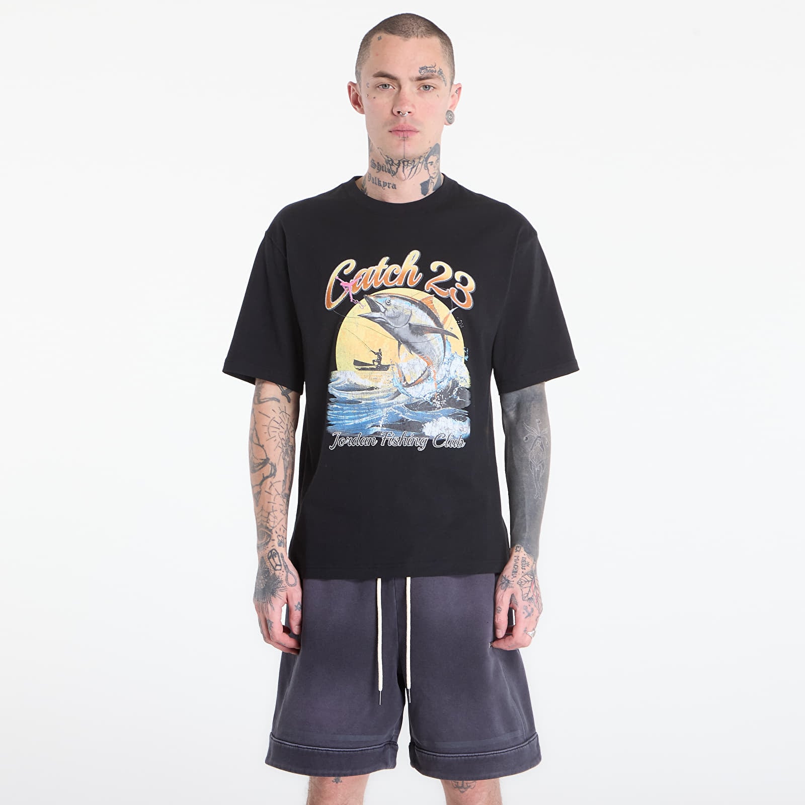 T-Shirts Männer Jordan Men's Graphic T-Shirt Black/ White