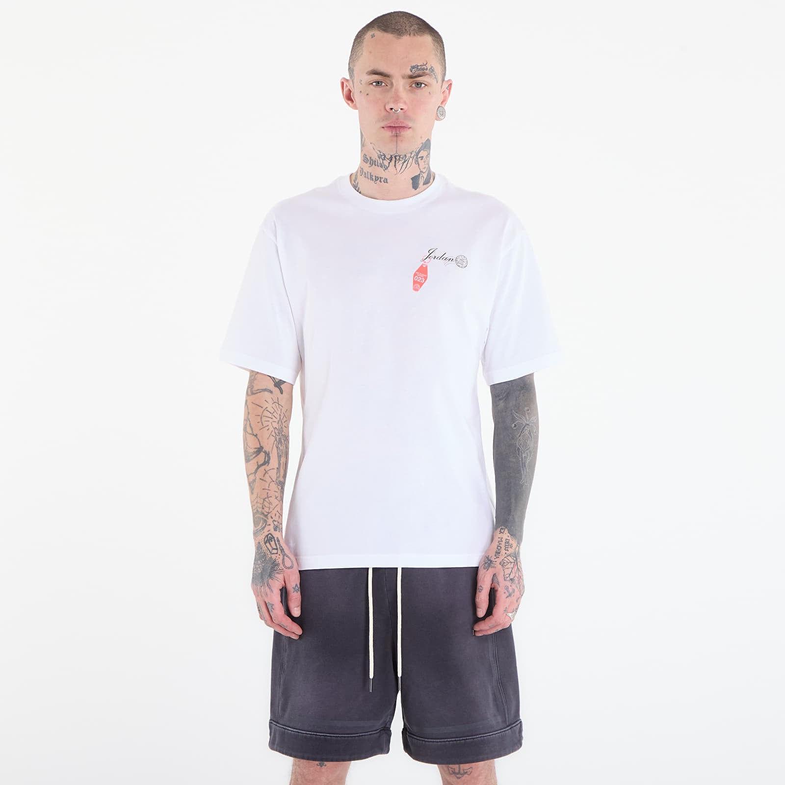 T-Shirts Männer Jordan Men's Graphic T-Shirt White/ Infrared 23