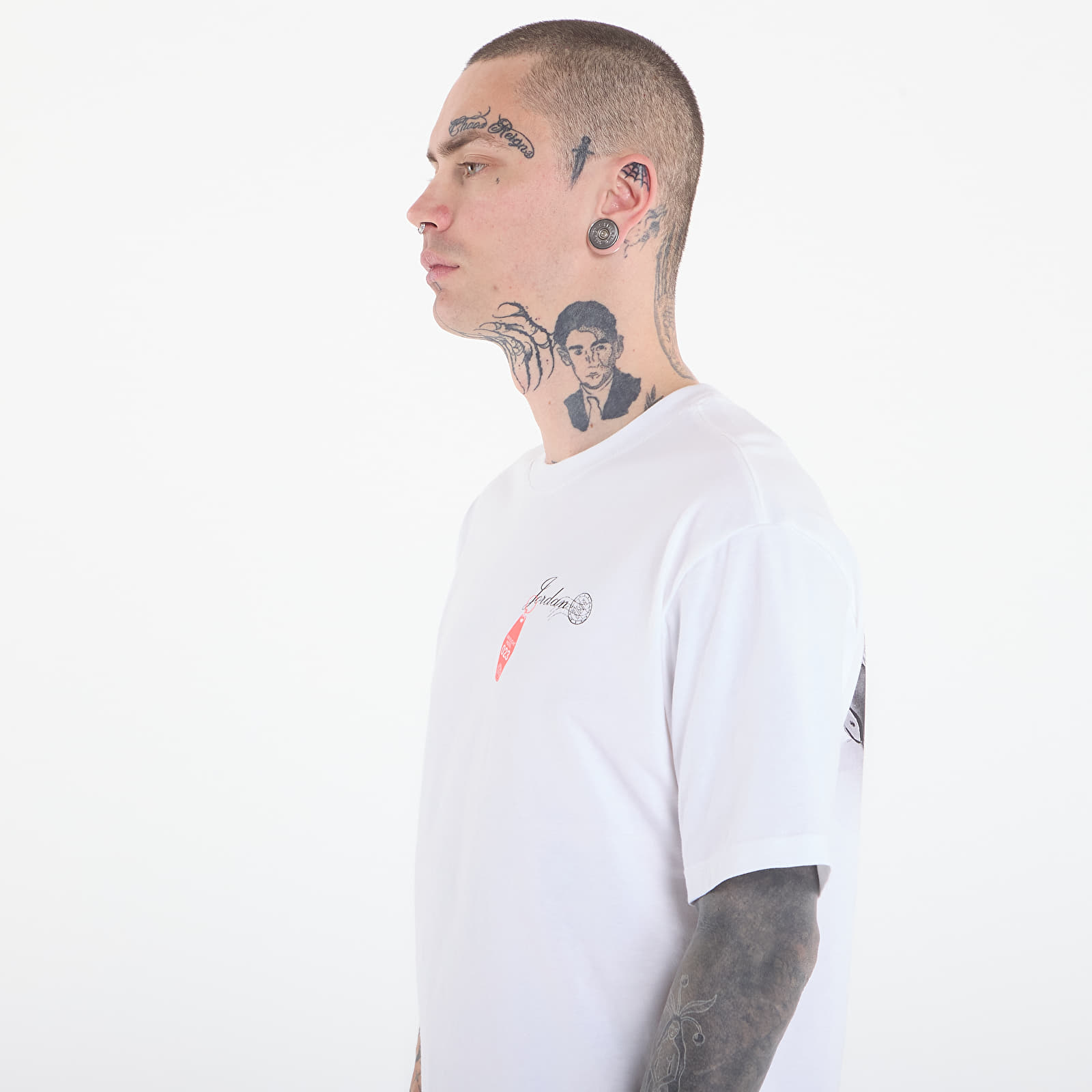 T-Shirts Männer Jordan Men's Graphic T-Shirt White/ Infrared 23