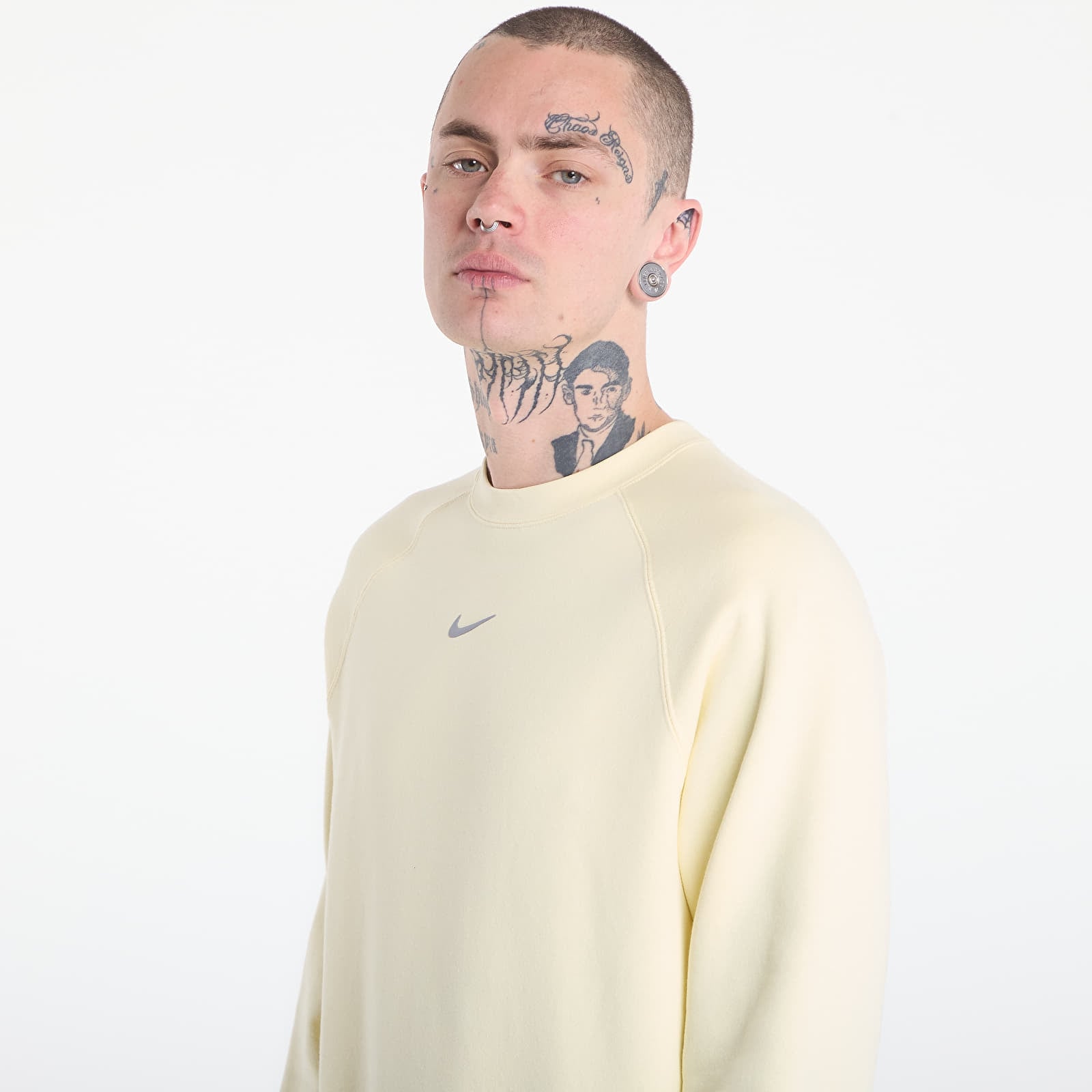 Herren-Sweatshirts Nike x NOCTA Men's Fleece CS Crew Alabaster/ Stealth