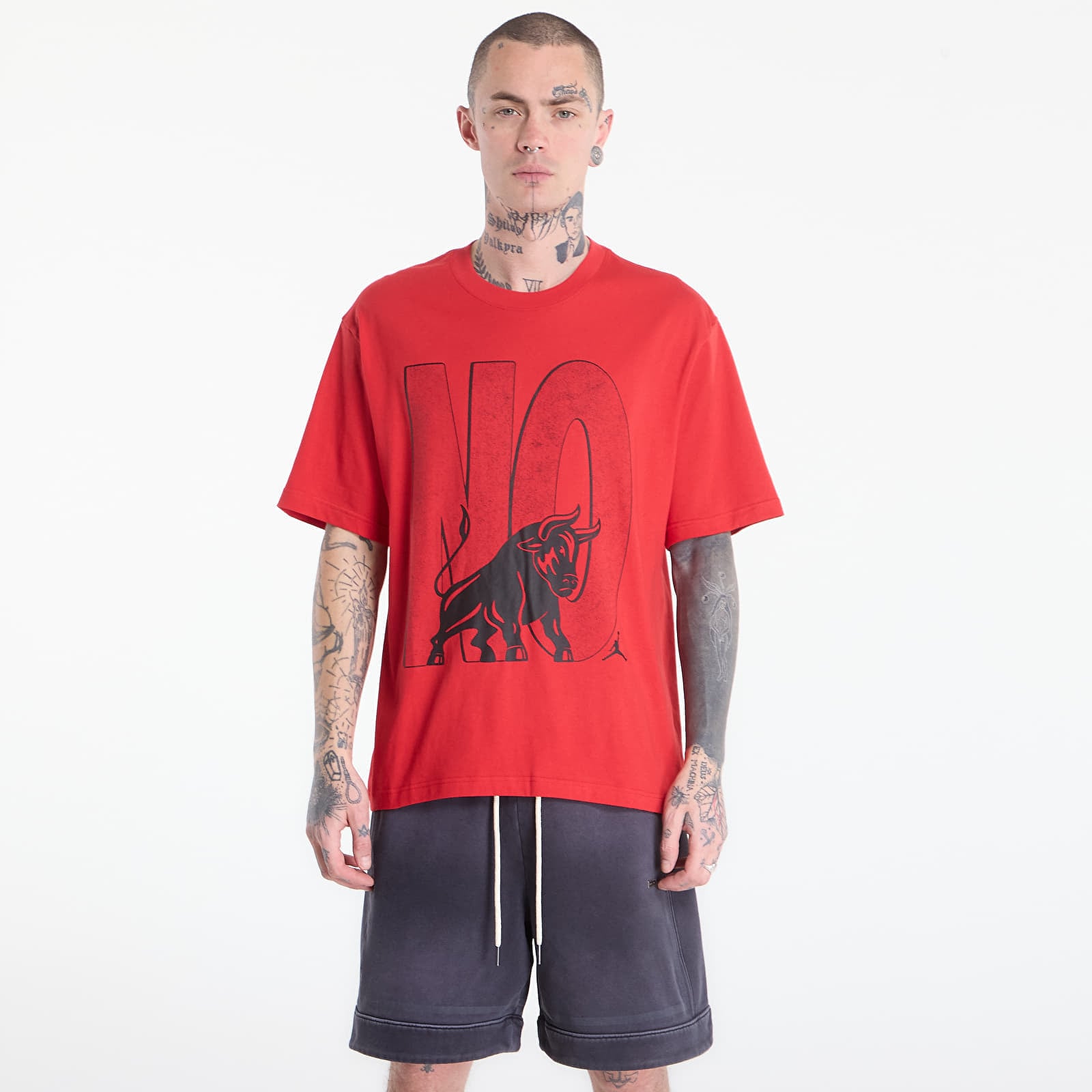 T-shirt Jordan Brooklyn Men's T-Shirt Fire Red XS