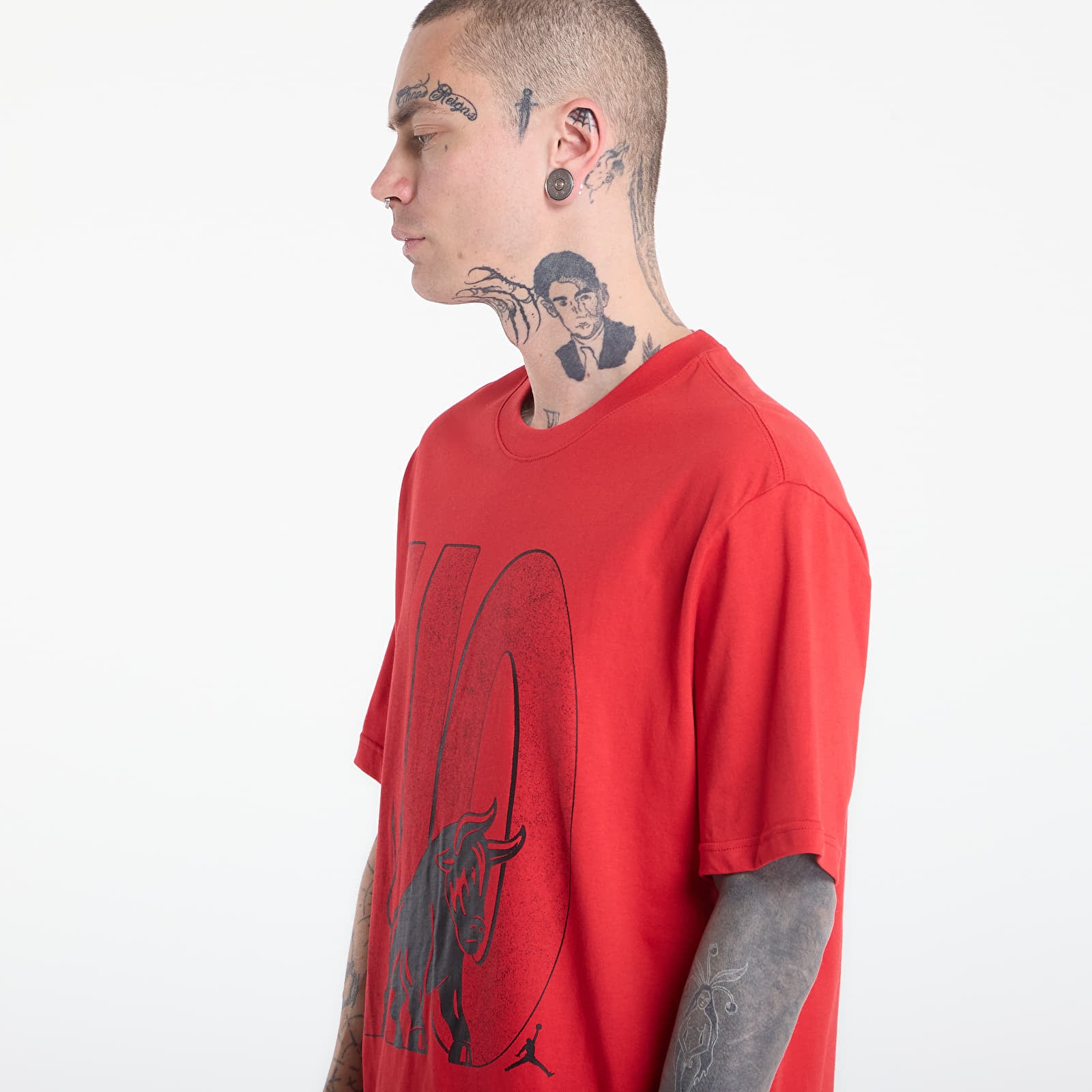 T-Shirts Männer Jordan Brooklyn Men's T-Shirt Fire Red