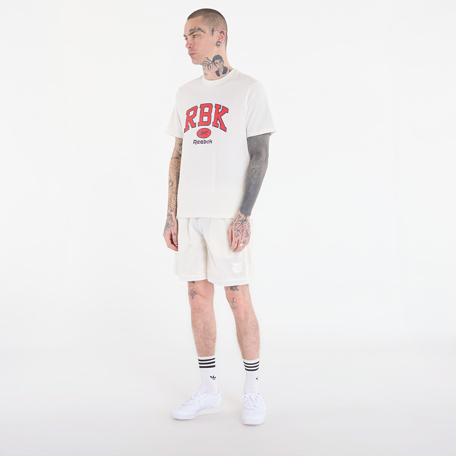 T-Shirts Männer Reebok Collegiate T-Shirt Vintage Chalk