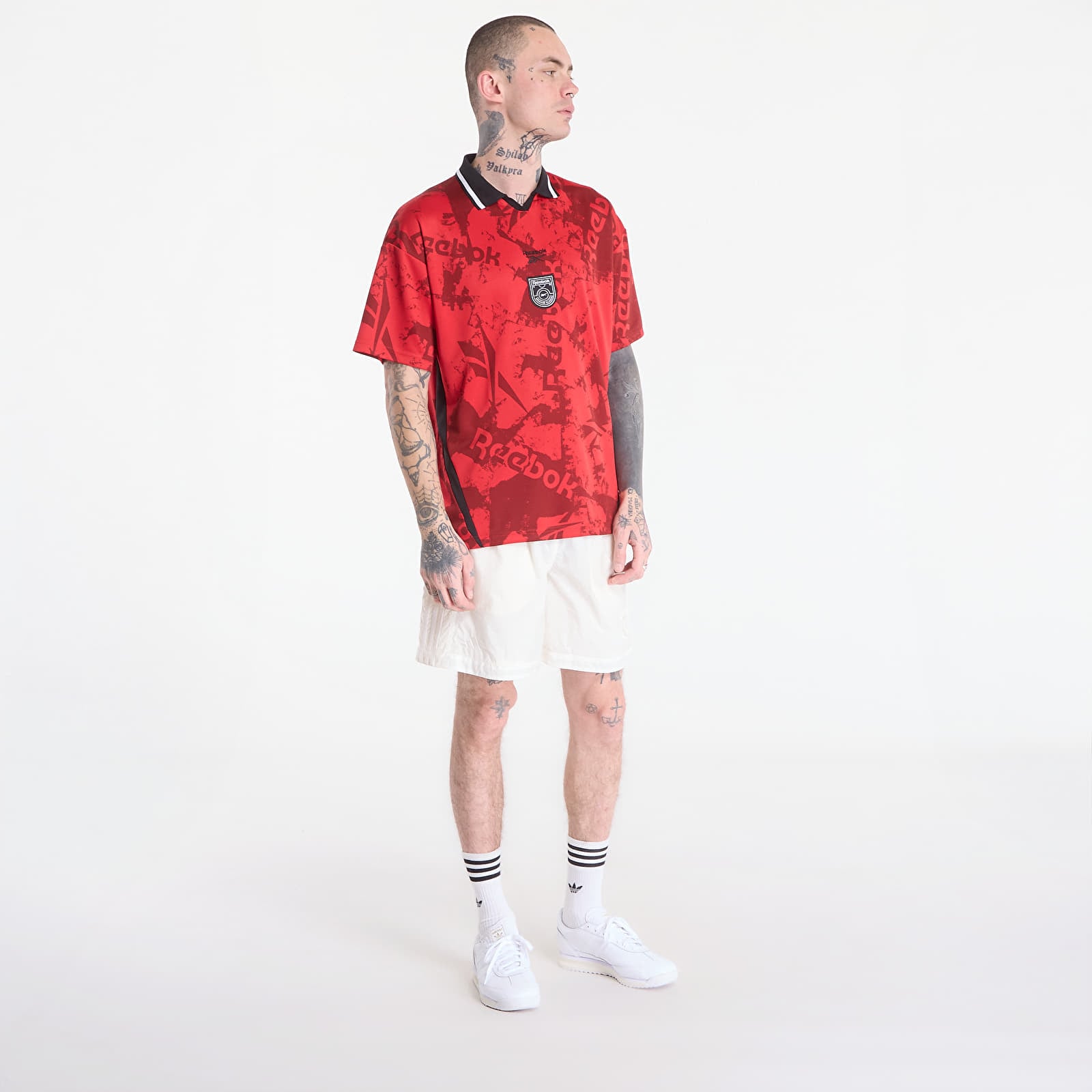 Men's Jerseys Reebok Street Sport Football Jersey Vector Red/Black