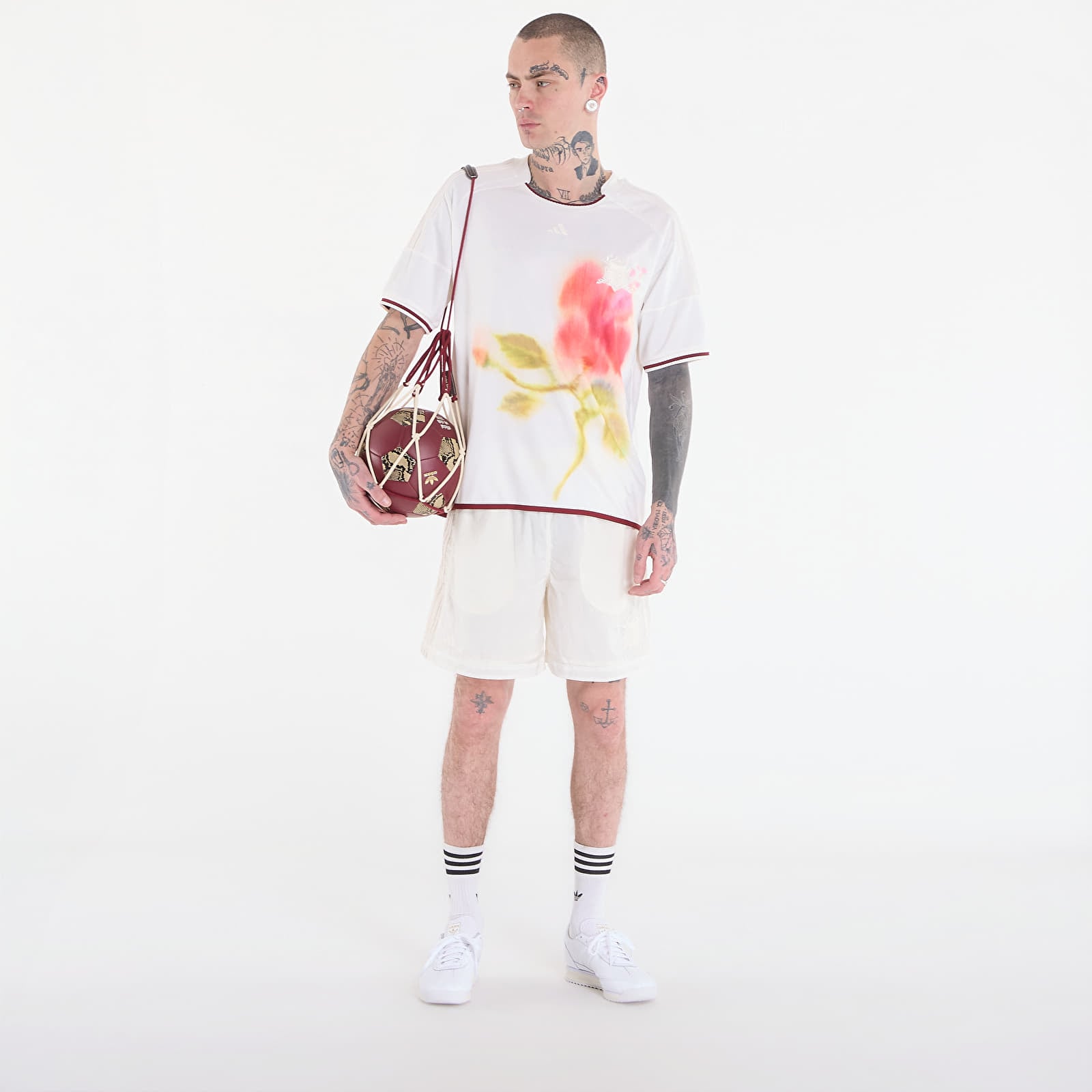 Trikots für Männer adidas x Wales Bonner Football Jersey Chalk White