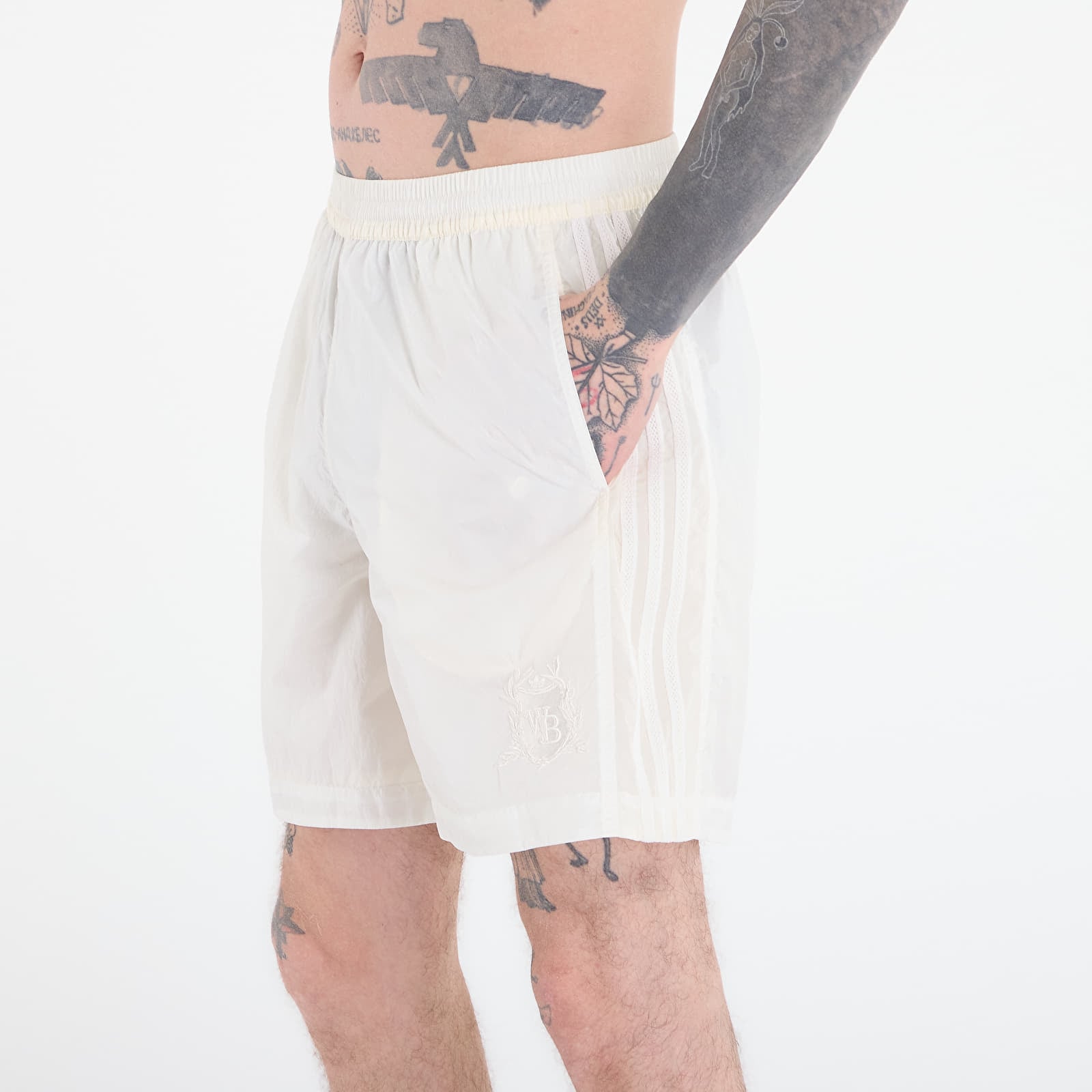 Shorts für Männer adidas x Wales Bonner Football Shorts Off White