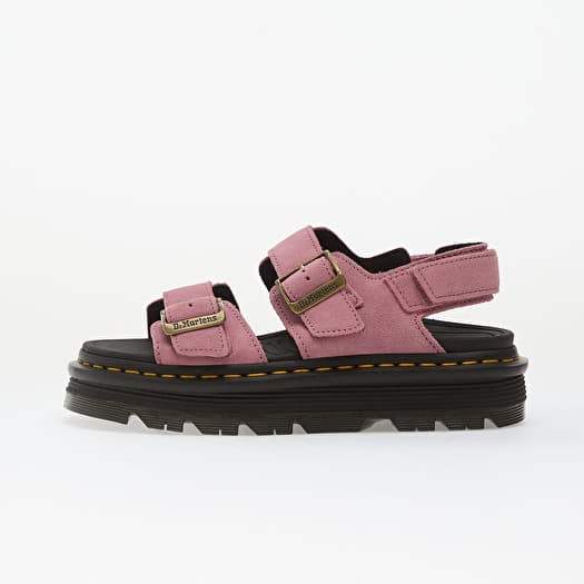 Dr. Martens Zebzag Sandal Suede Dusty Rose