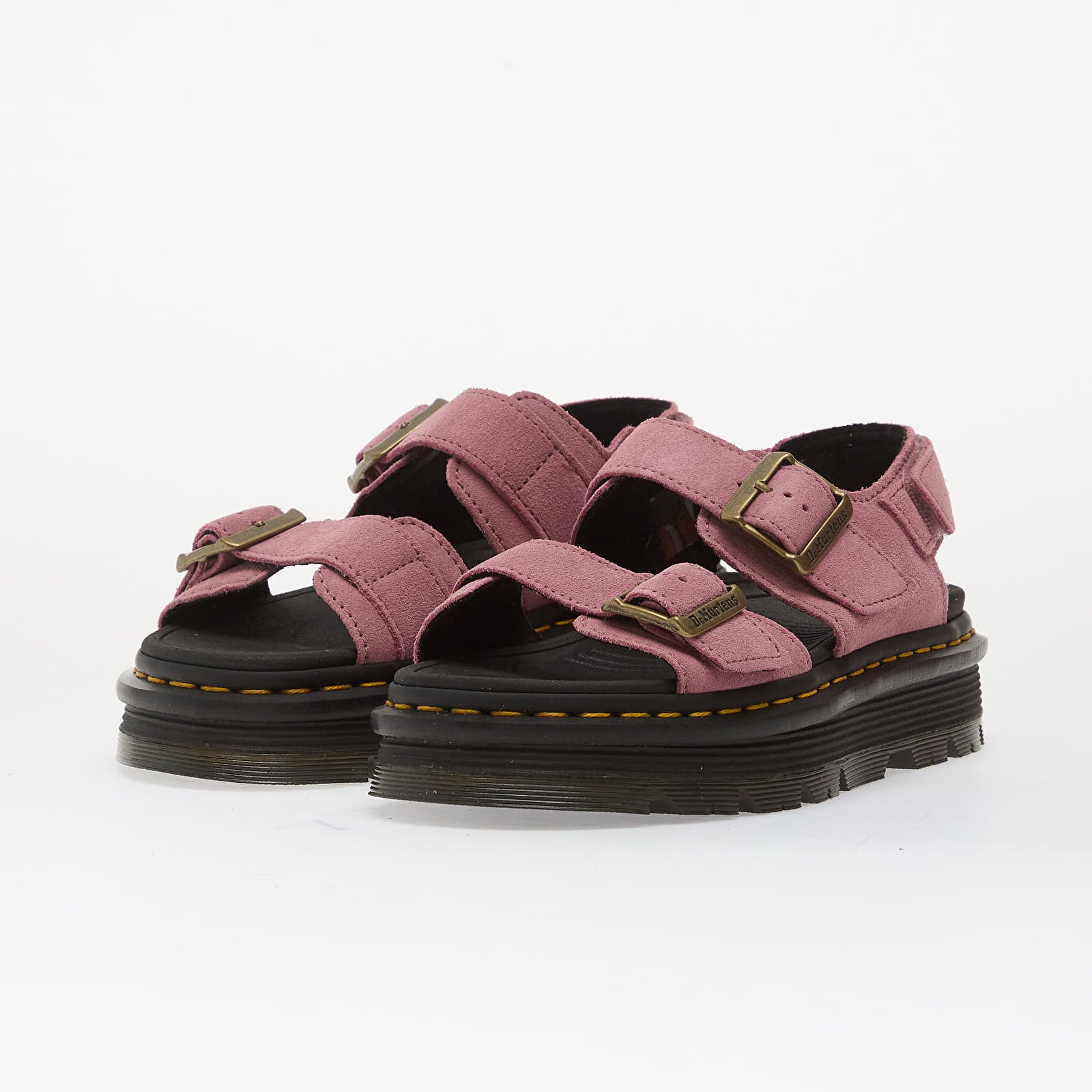 Sneakers og sko til kvinder Dr. Martens Zebzag Sandal Suede Dusty Rose