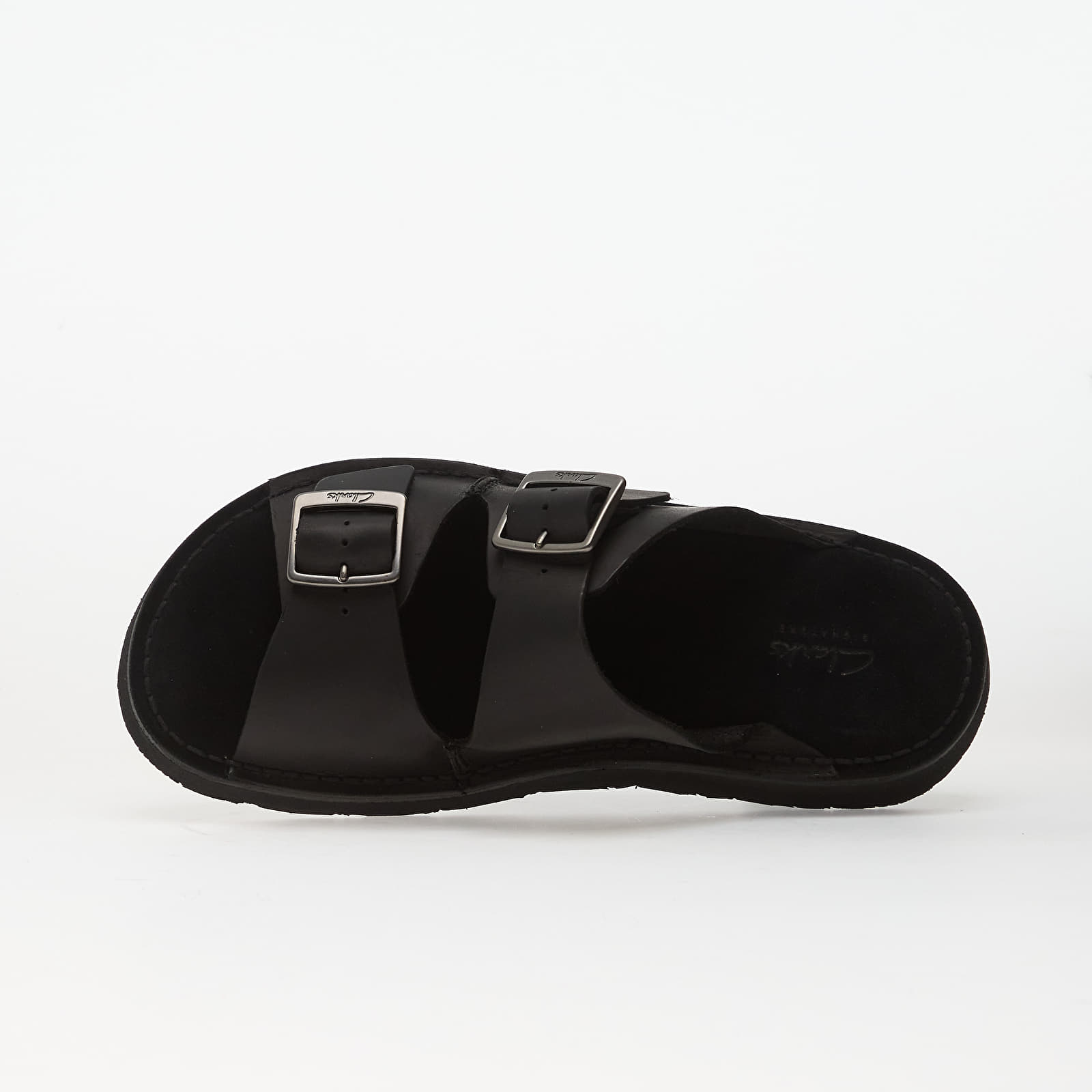 Men's sneakers and shoes Clarks Solsbury Strap Black Leather