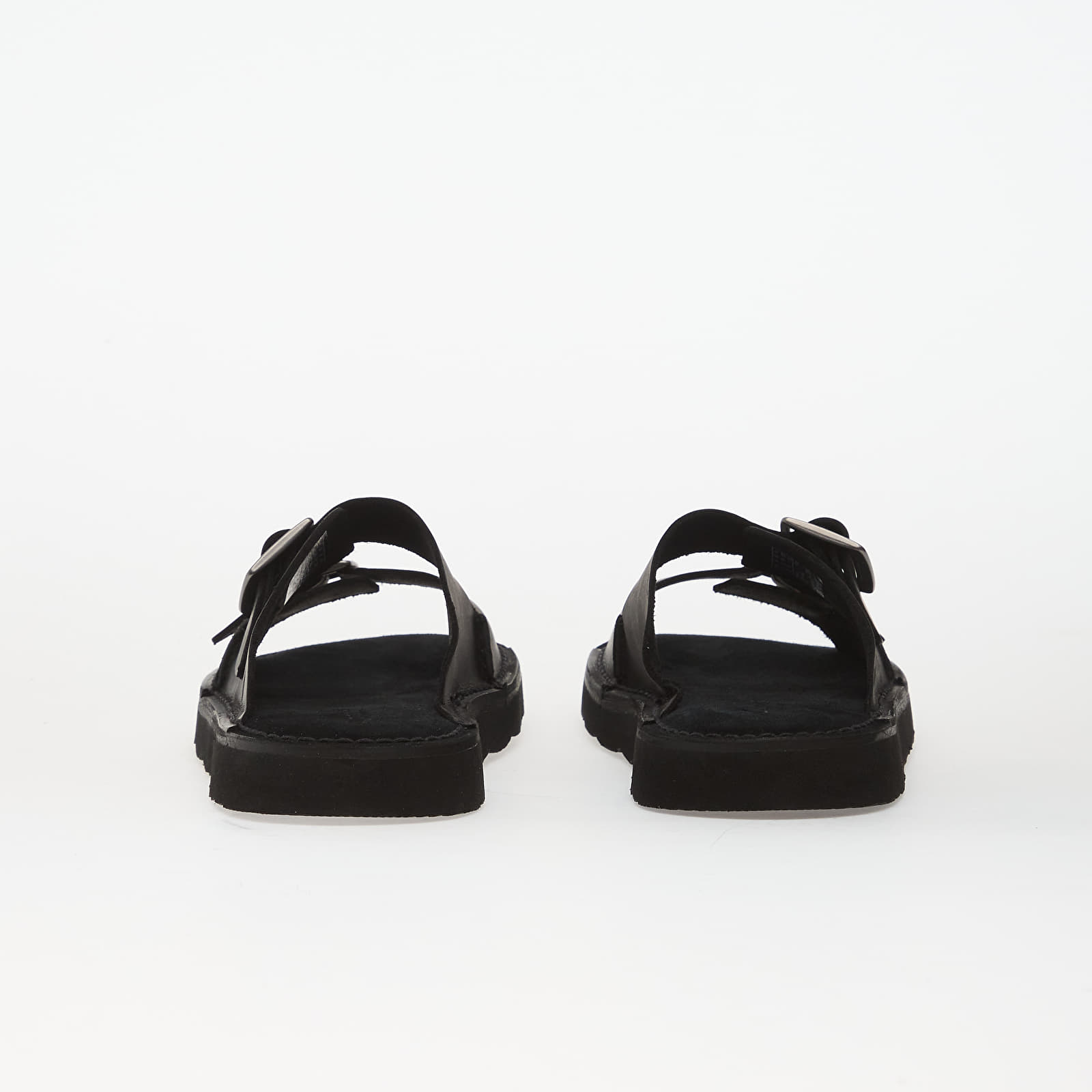 Men's sneakers and shoes Clarks Solsbury Strap Black Leather