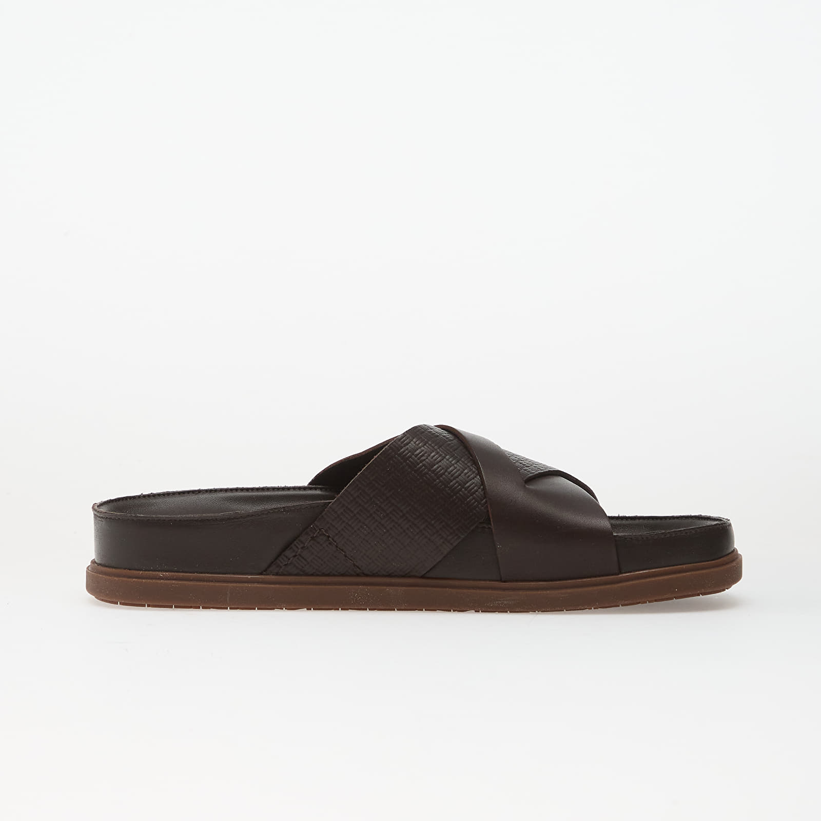 Men's sneakers and shoes Clarks Torford Cross Brown Leather