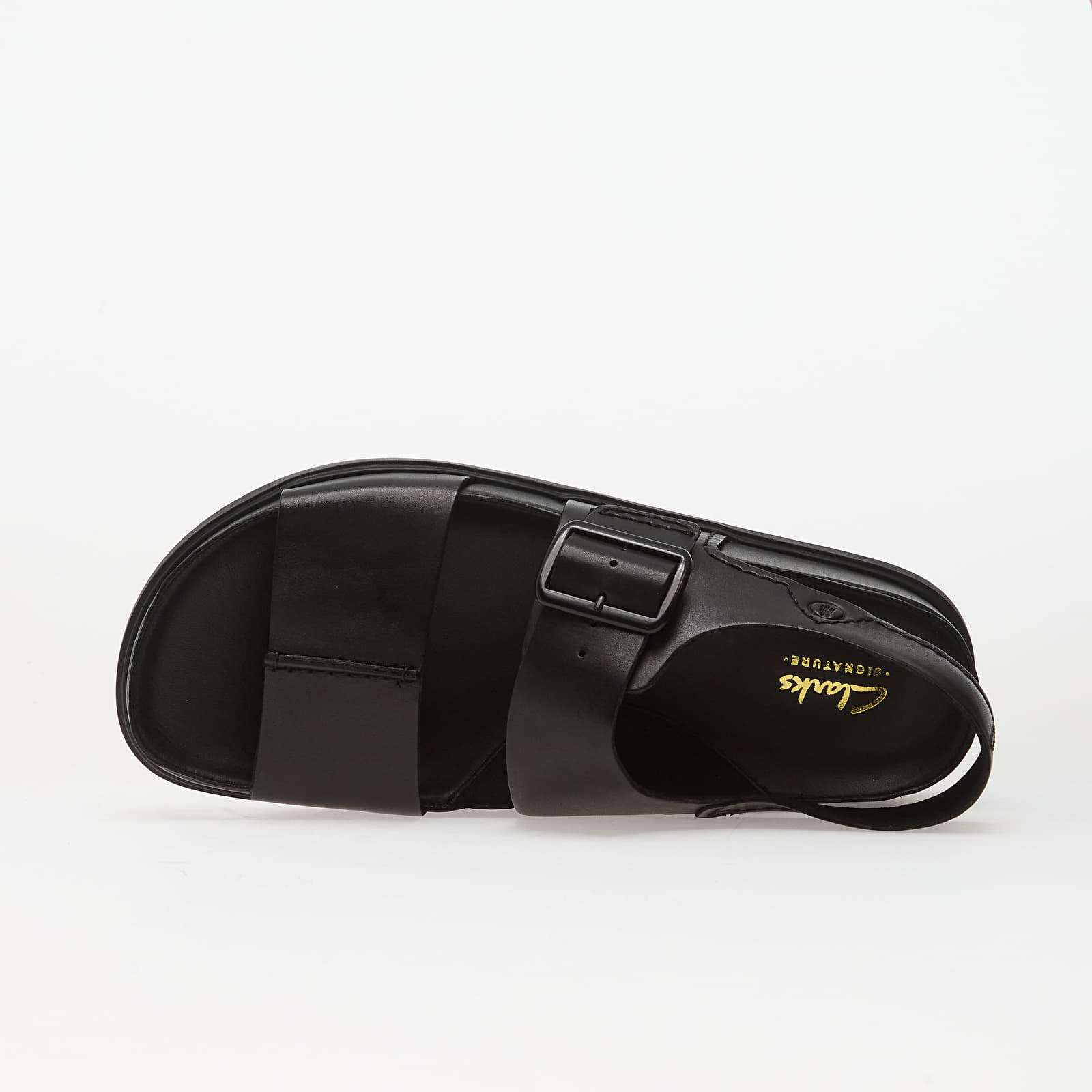 Férfi cipők Clarks Torford Strap Black Leather