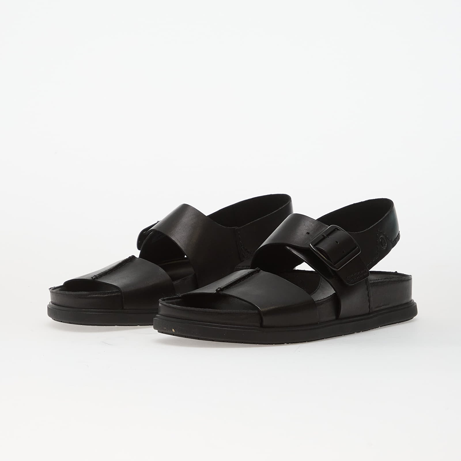 Férfi cipők Clarks Torford Strap Black Leather