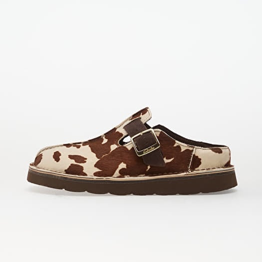 Clarks Solsbury Mule Cow Print