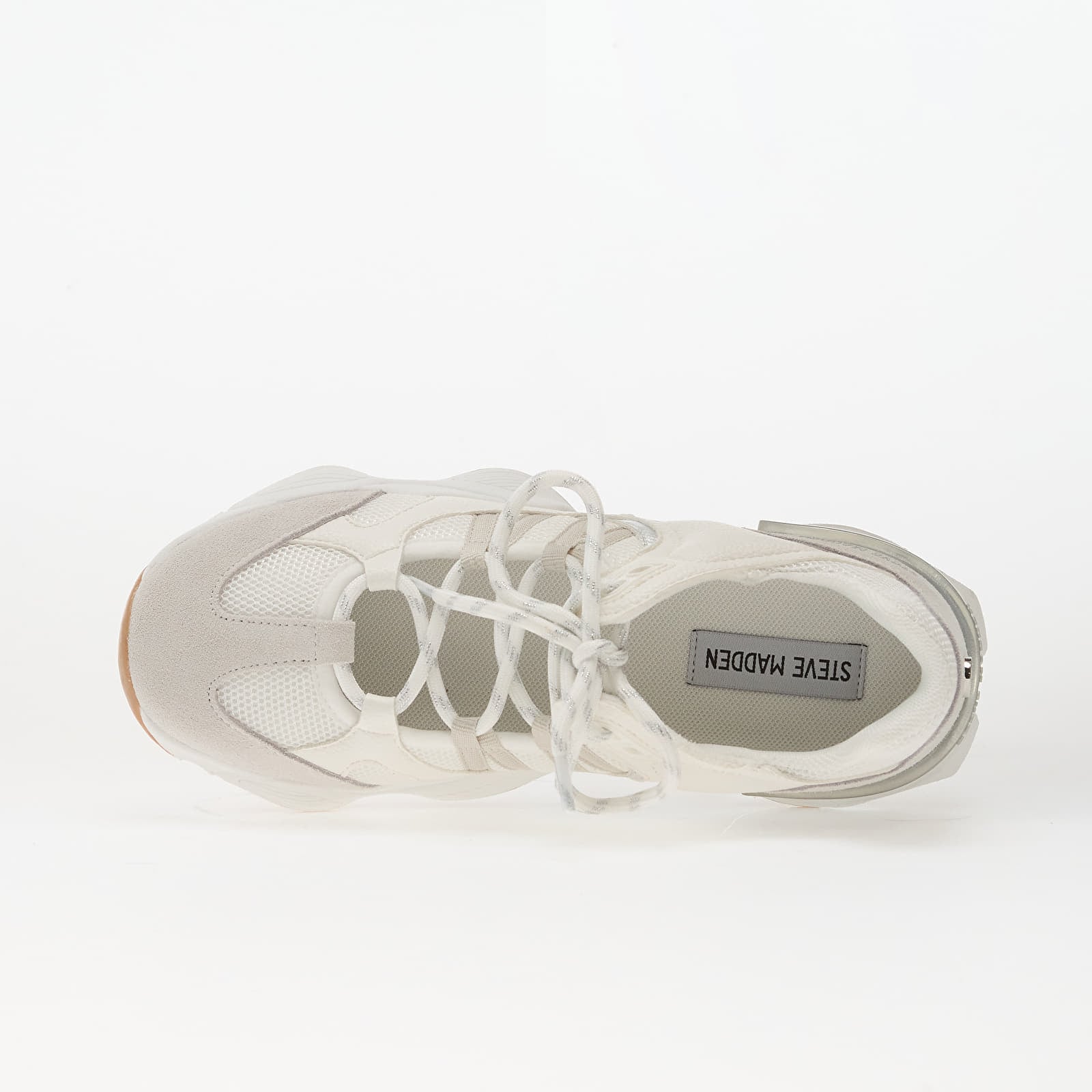 Încălțăminte și sneakerși pentru femei Steve Madden Skybox White