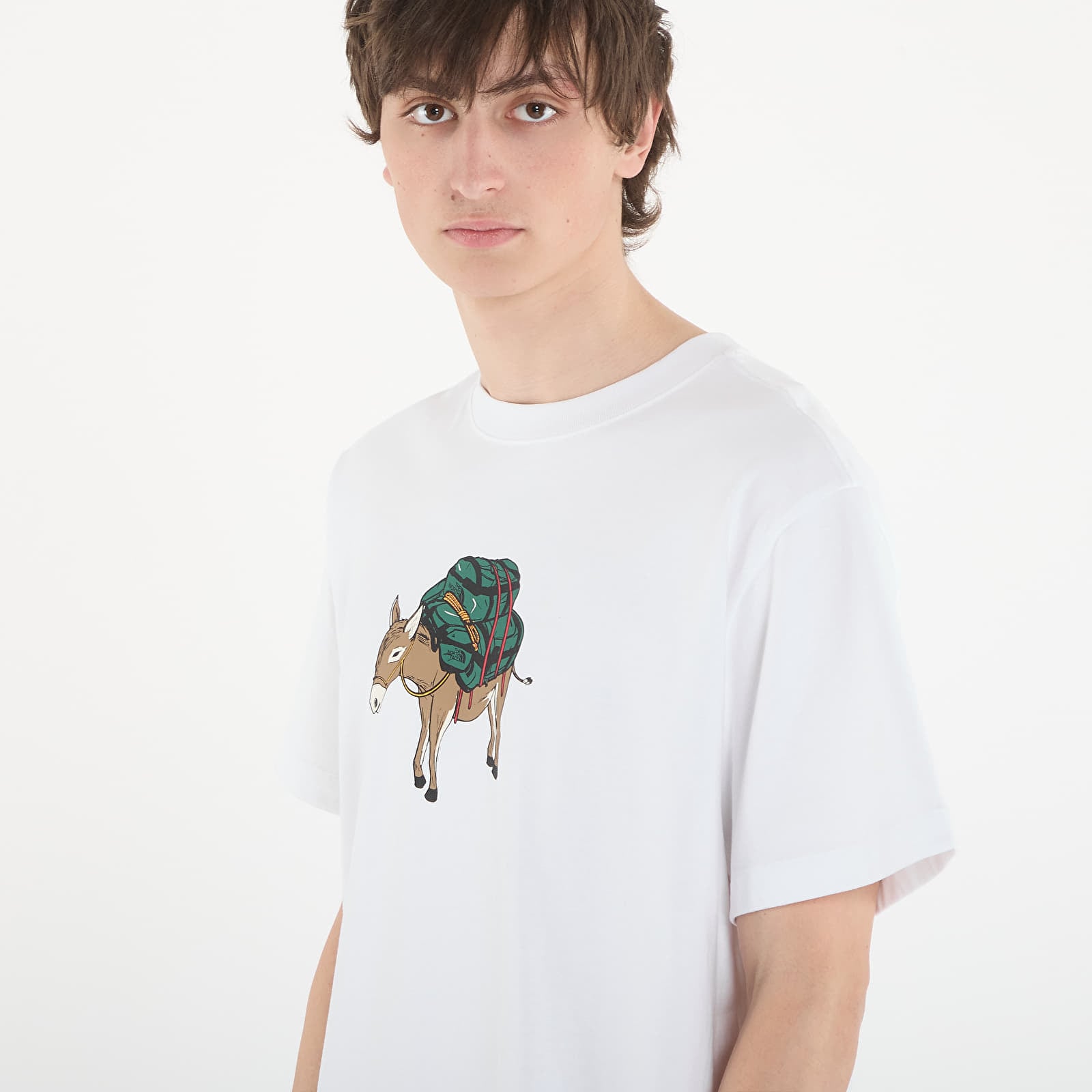 T-Shirts Männer The North Face M Donkey Taxi Relaxed Short Sleeve Tee Graphic TNF White