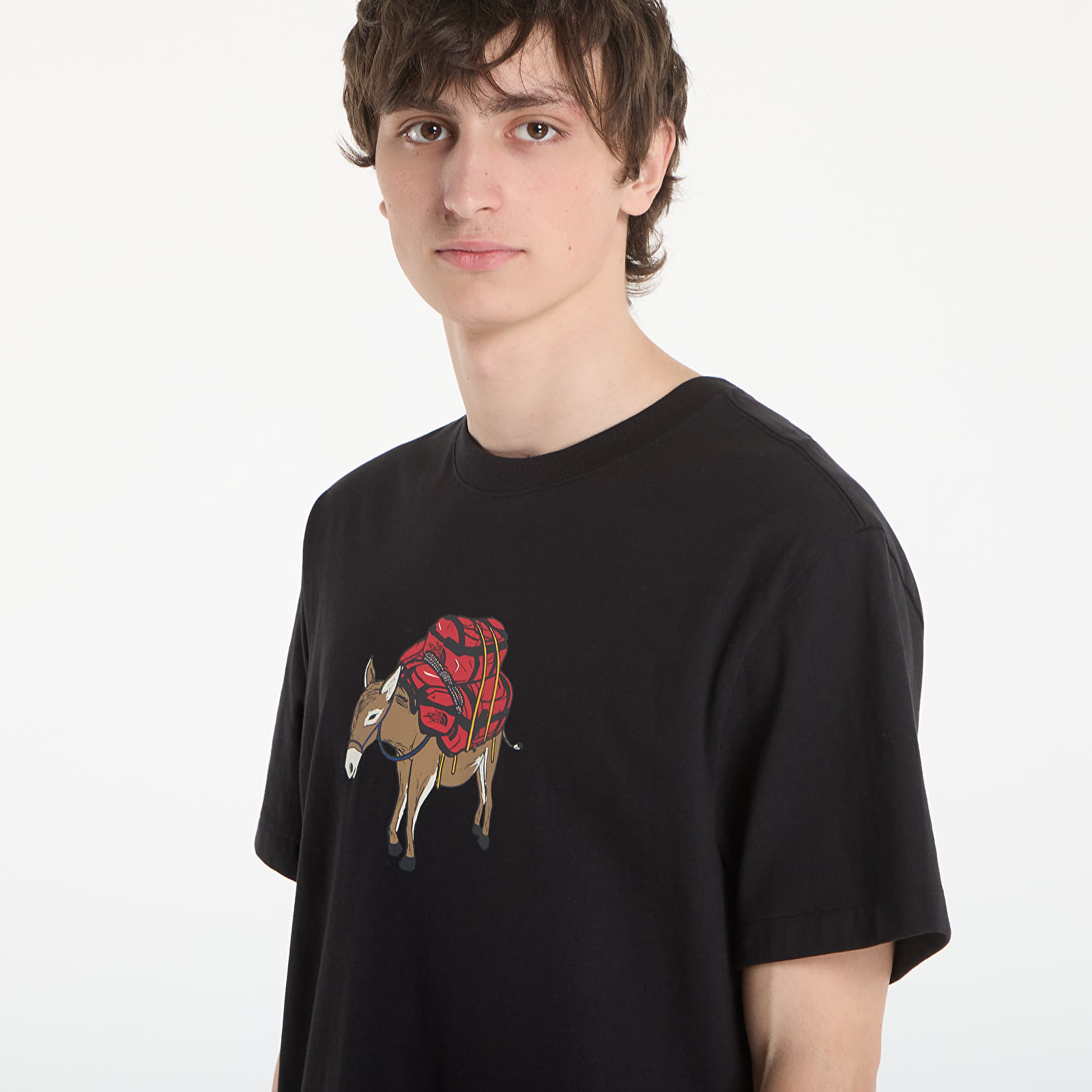 T-Shirts Männer The North Face M Donkey Taxi Relaxed Short Sleeve Tee Graphic TNF Black