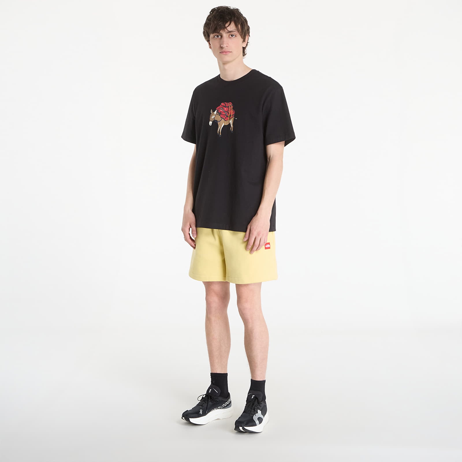 T-Shirts Männer The North Face M Donkey Taxi Relaxed Short Sleeve Tee Graphic TNF Black