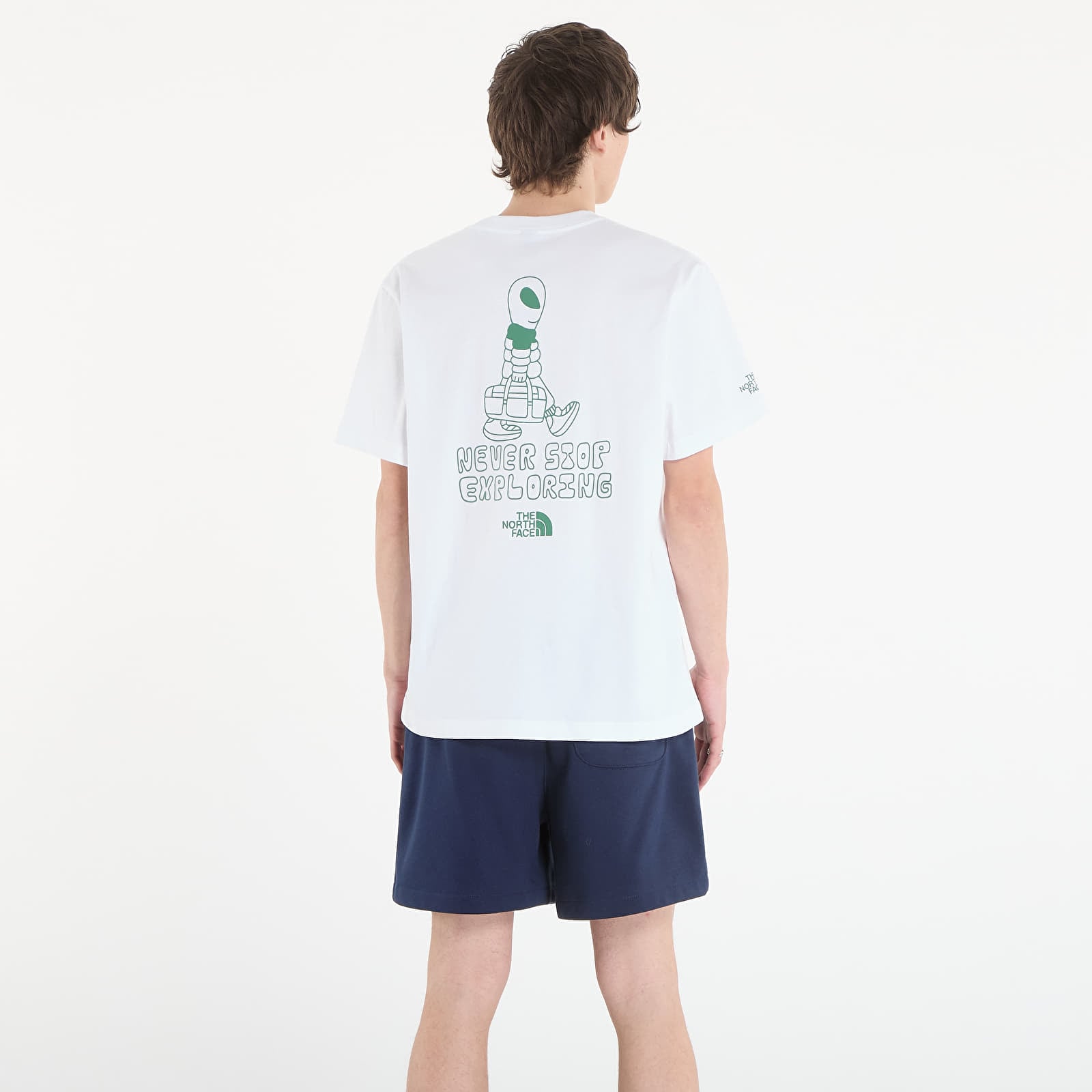 T-Shirts Männer The North Face M Alien Relaxed Short Sleeve Tee Graphic TNF White