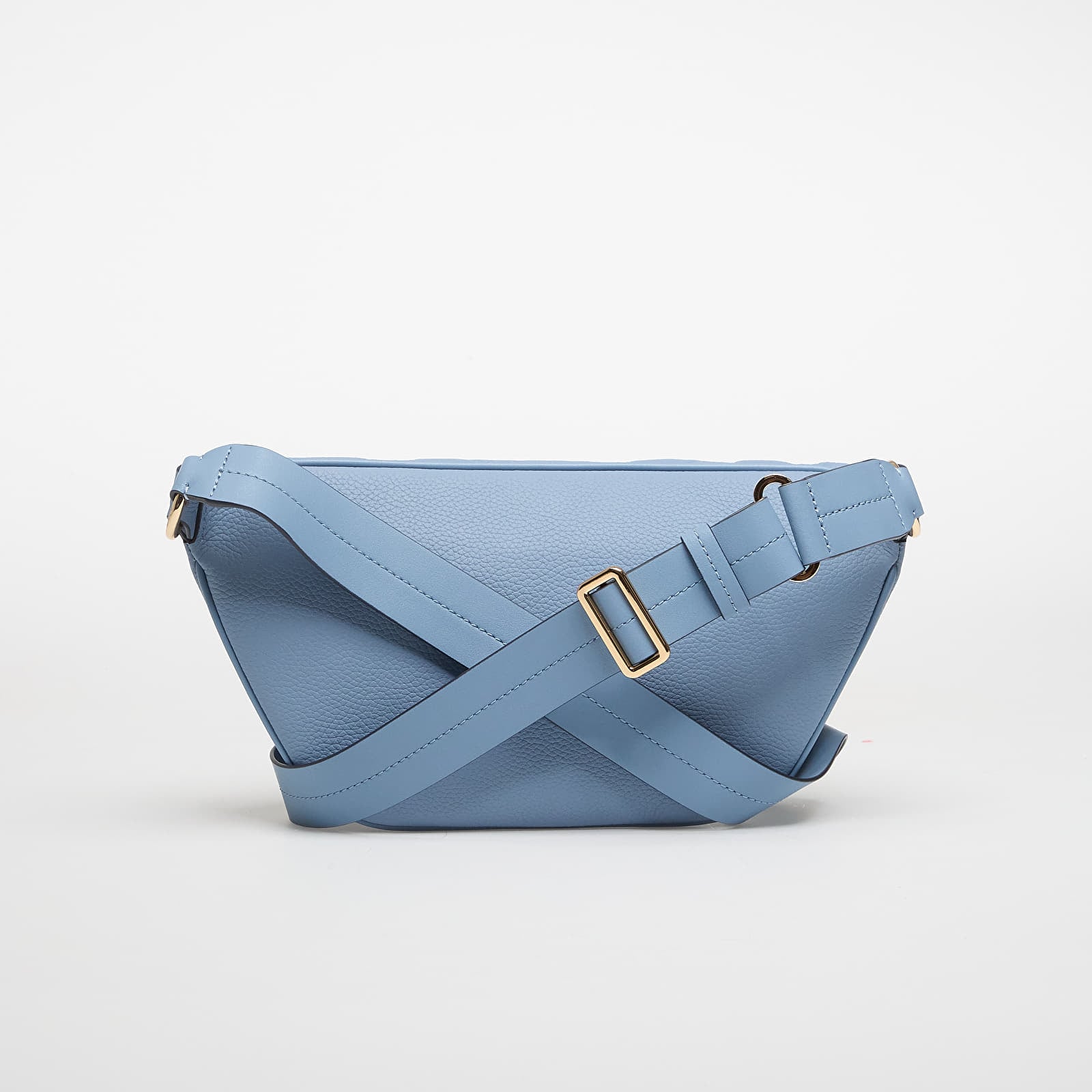 Genți de șold Michael Kors Jet Set Travel Medium Logo Embossed Leather Sling Pack Chambray