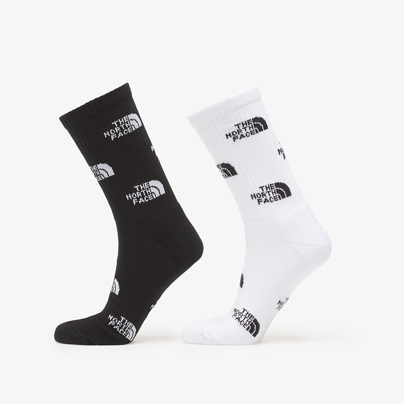 The North Face Everyday Crew Sock Logo 2-Pack TNF Black/ TNF White/ Outlet C M