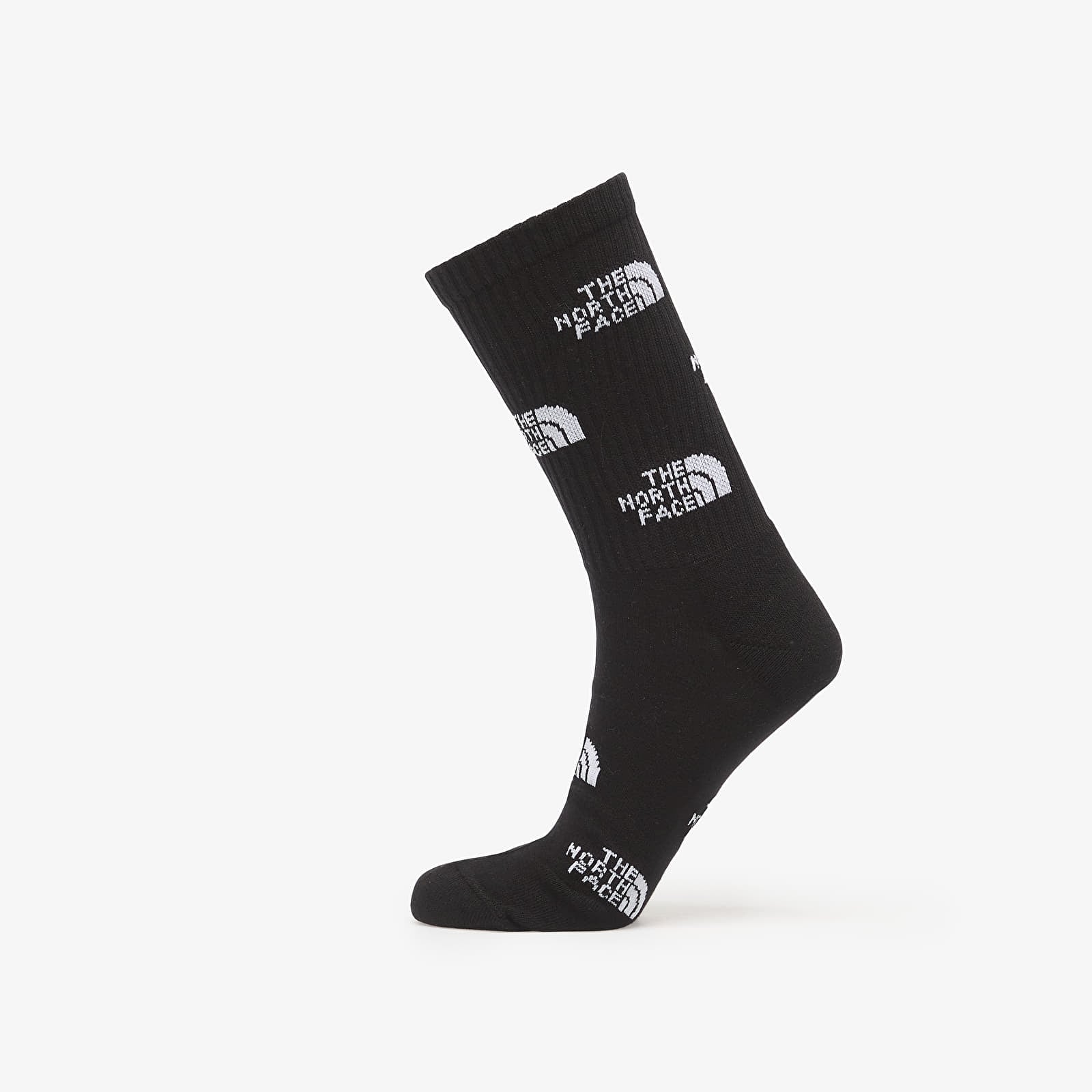 Calze uomo The North Face Everyday Crew Sock Logo 2-Pack TNF Black/ TNF White/ Outlet C