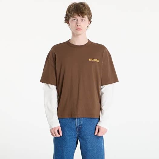 T-shirt Dickies Payson 2-in-1 Tee Timber Brown