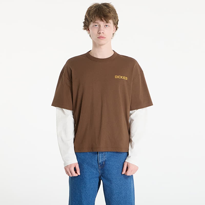 Majica Dickies Payson 2-in-1 Tee Timber Brown