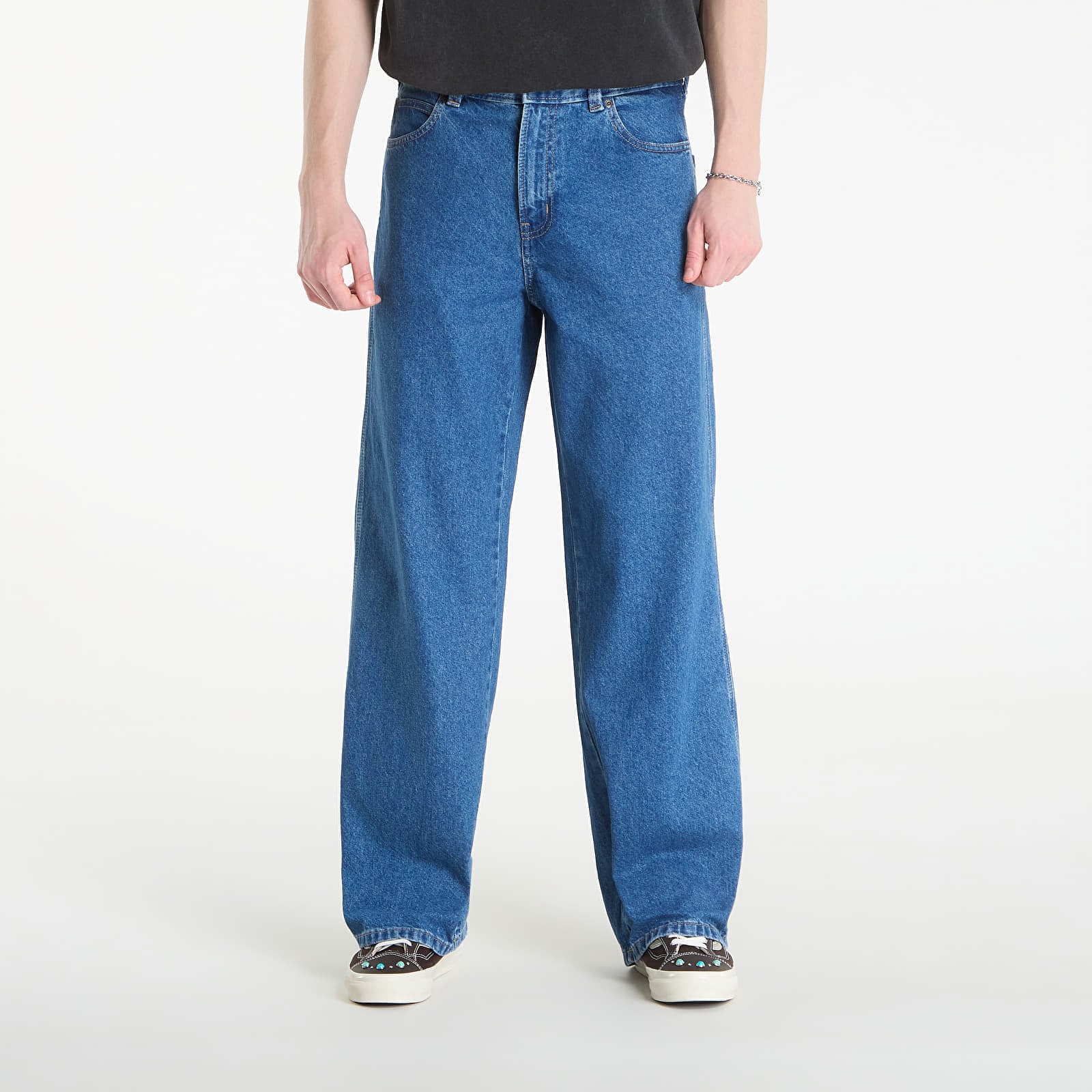 Pants Dickies 958 Baggy Straight Work Jeans Blue W30