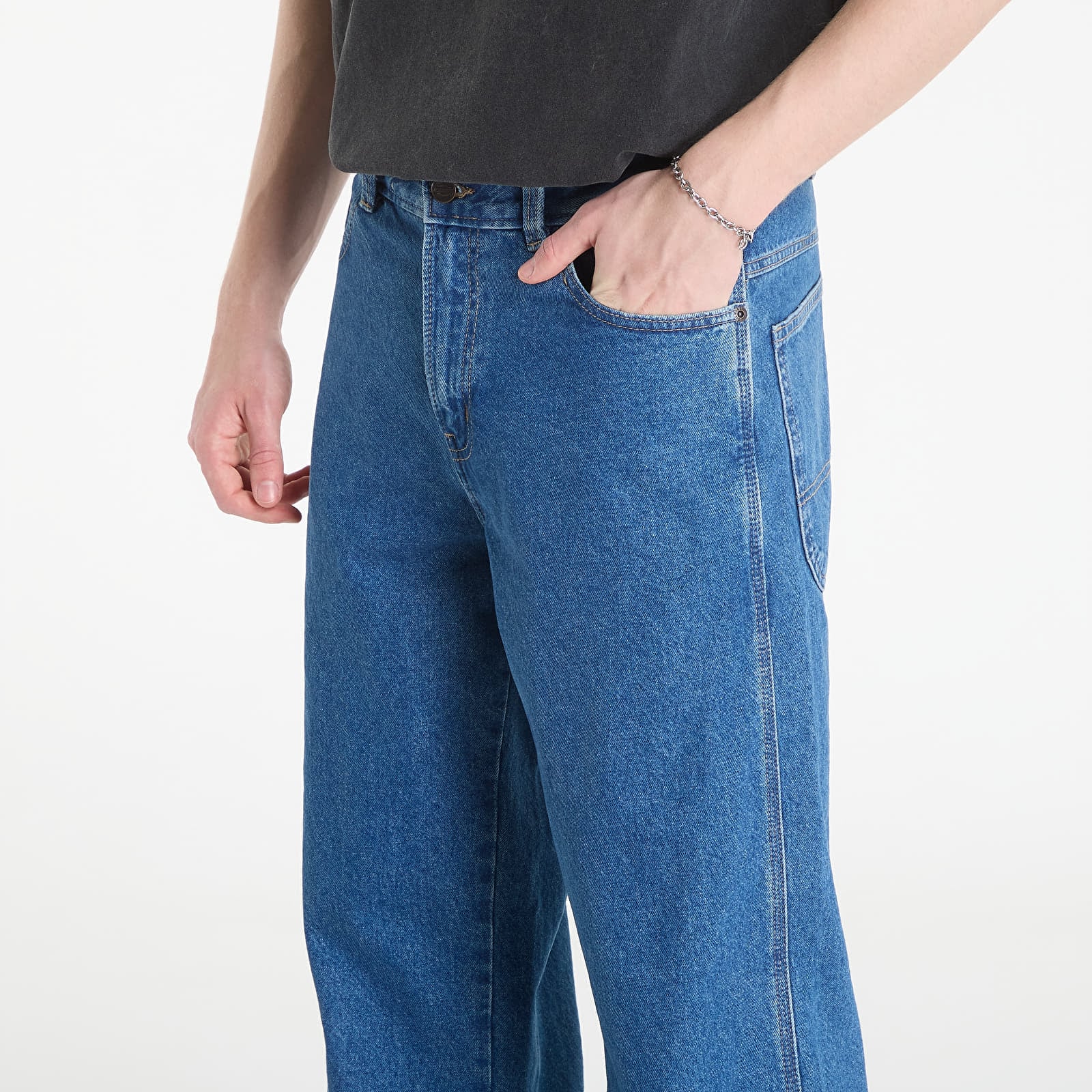Férfi farmerek Dickies 958 Baggy Straight Work Jeans Blue