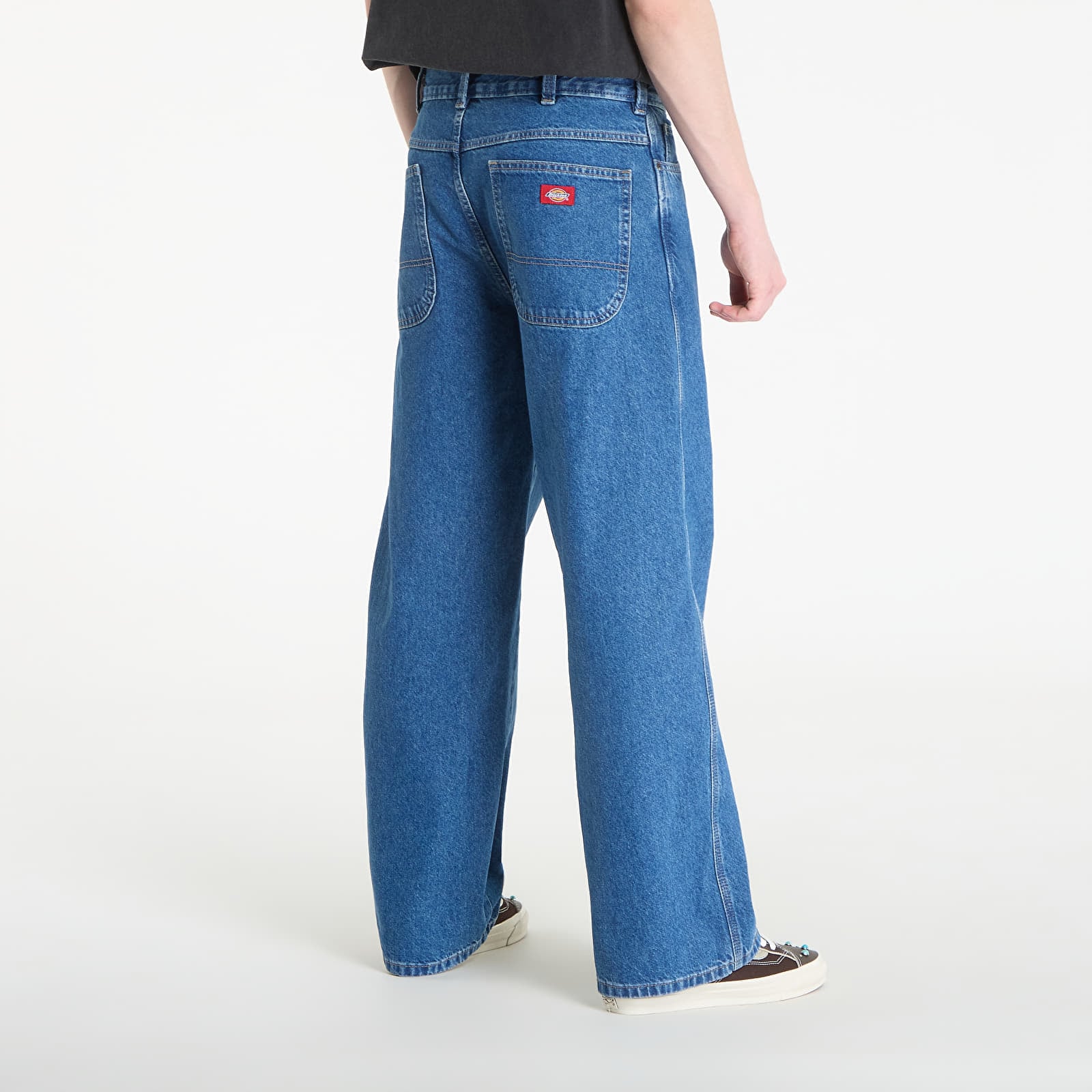 Férfi farmerek Dickies 958 Baggy Straight Work Jeans Blue