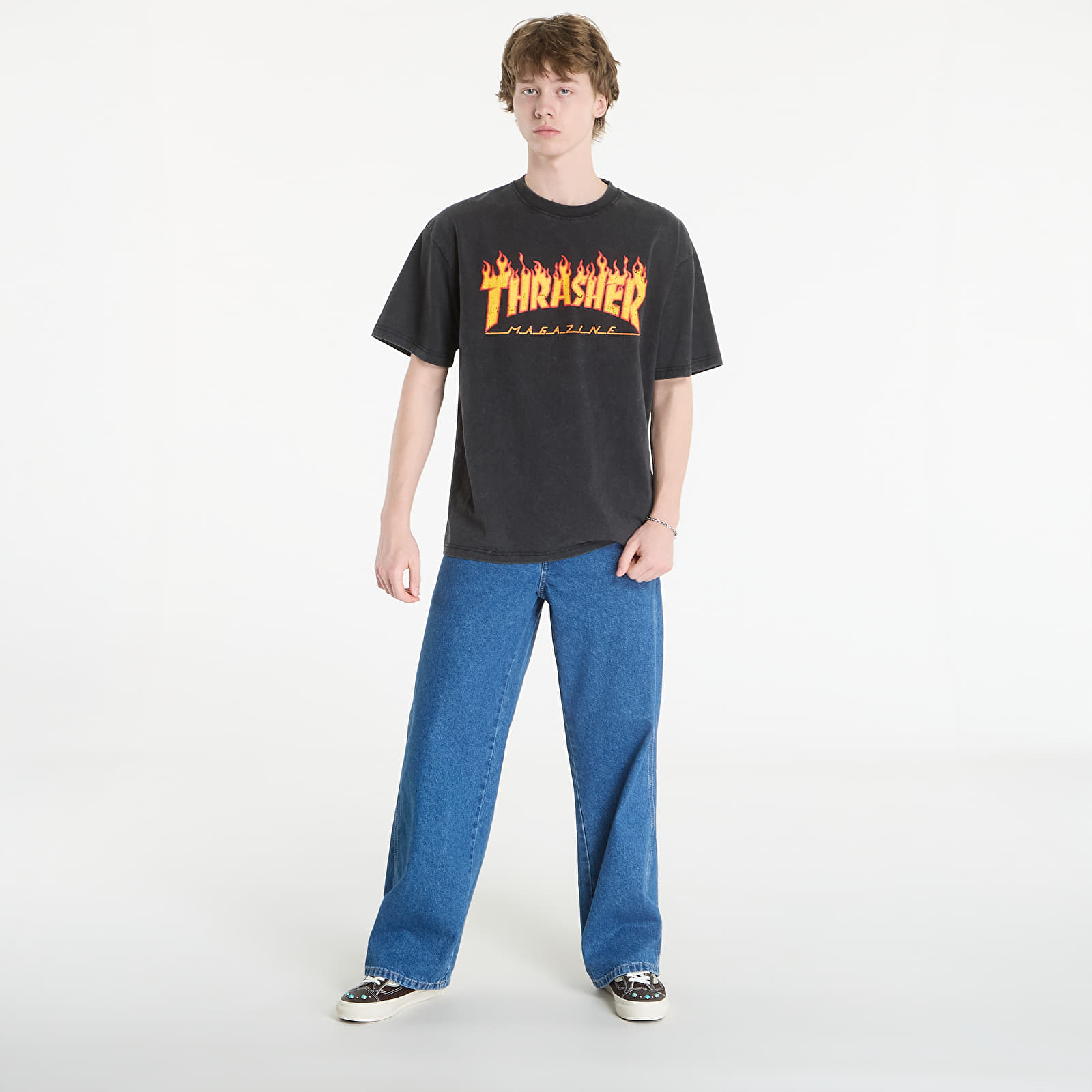 Férfi farmerek Dickies 958 Baggy Straight Work Jeans Blue