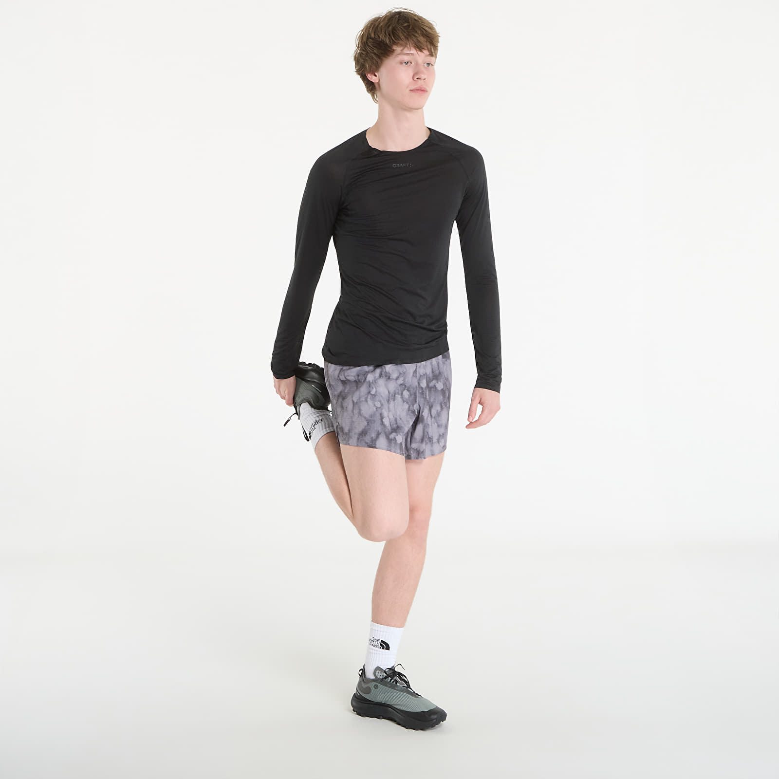 Men's shorts The North Face M Sunriser Short 5" Transcendent Grey Diffused Nature Print