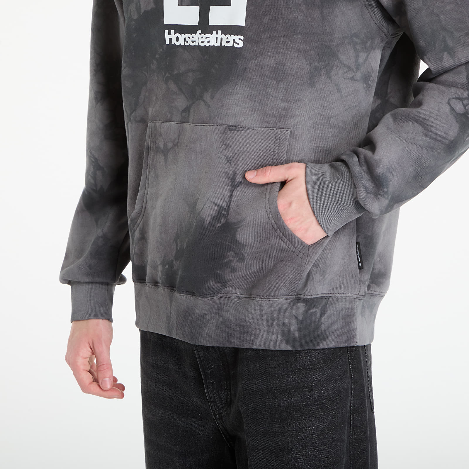 Pánské mikiny Horsefeathers Leader Sweatshirt Tie Dye