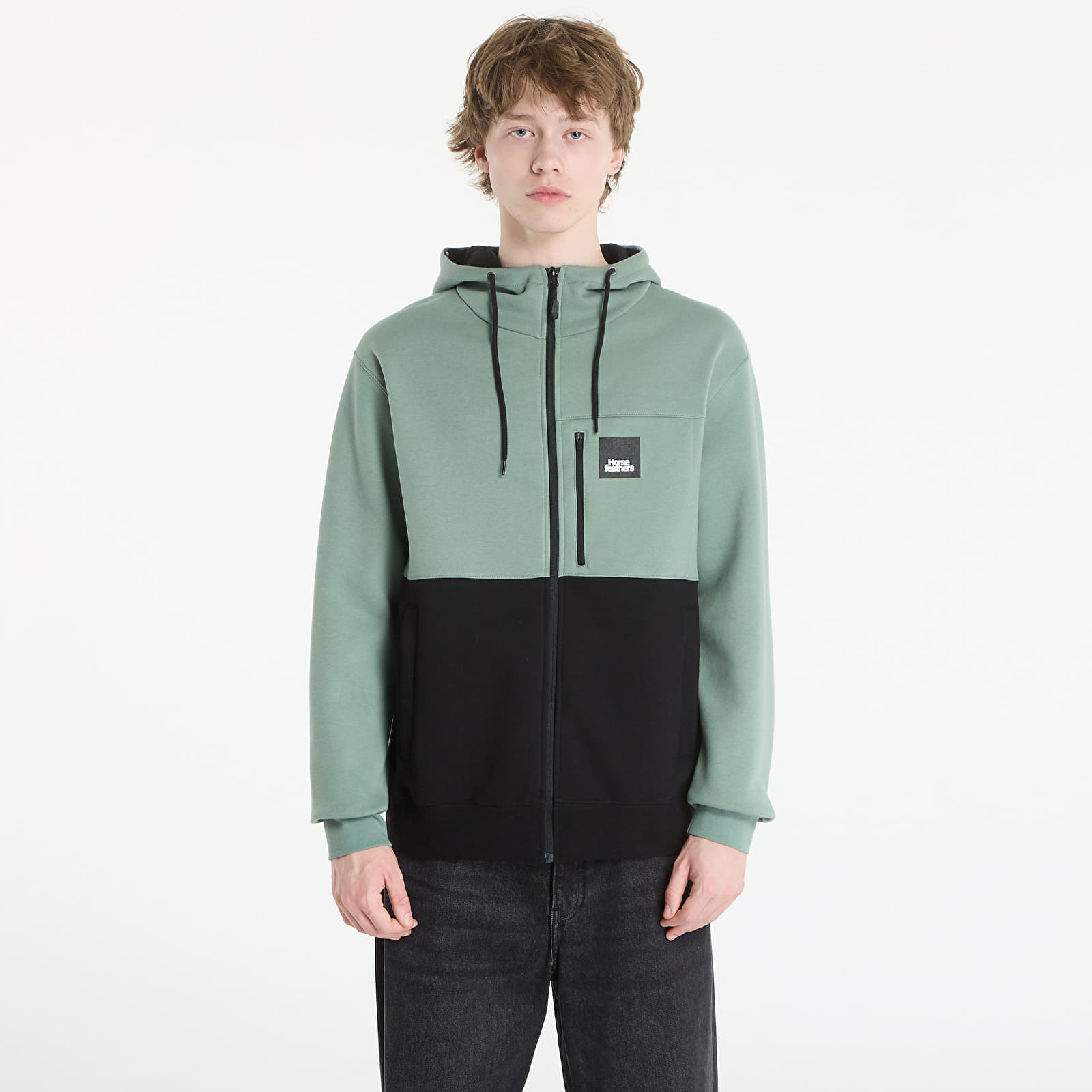 Meeste kampsunid Horsefeathers Vick Sweatshirt Iceberg Green/ Black
