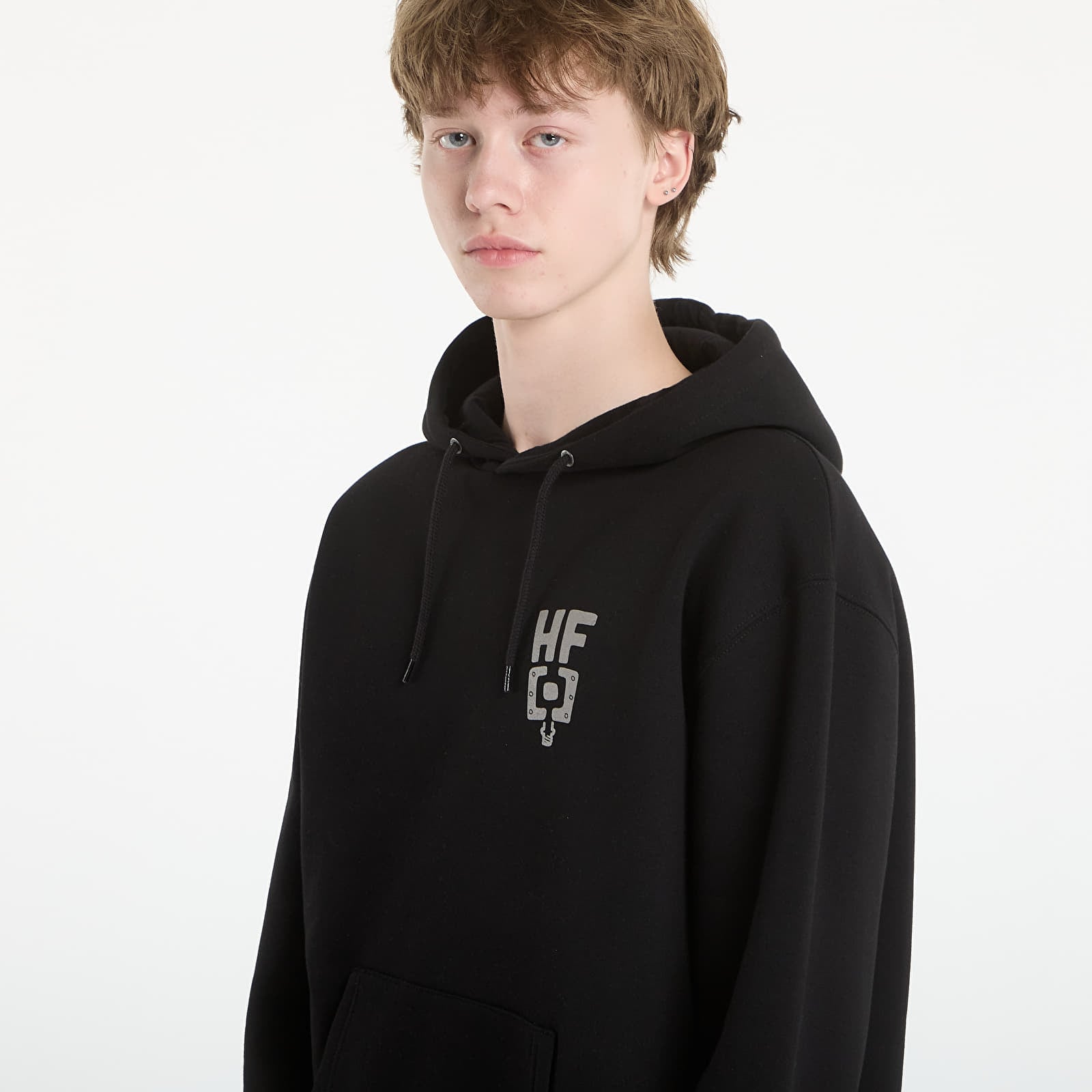 Pánske mikiny Horsefeathers Pedal Sweatshirt Black