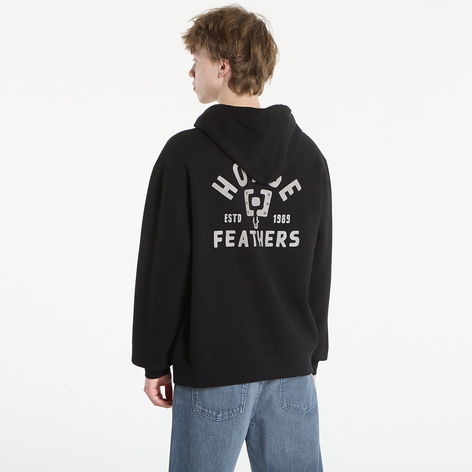Pánske mikiny Horsefeathers Pedal Sweatshirt Black